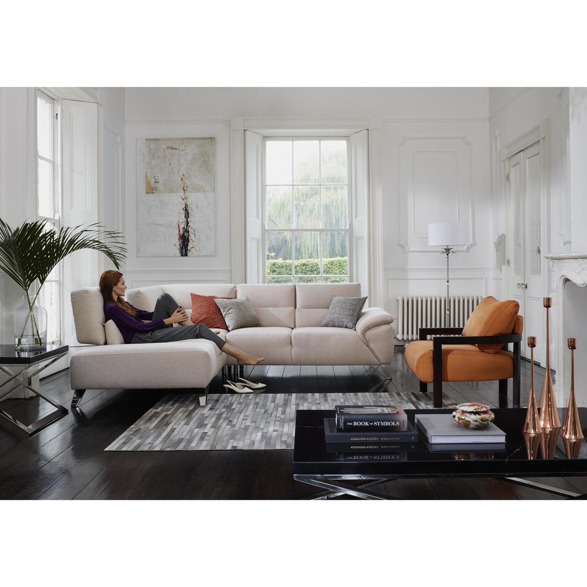Nicoletti - Novita Fabric Corner Sofa with Chaise End – image 2
