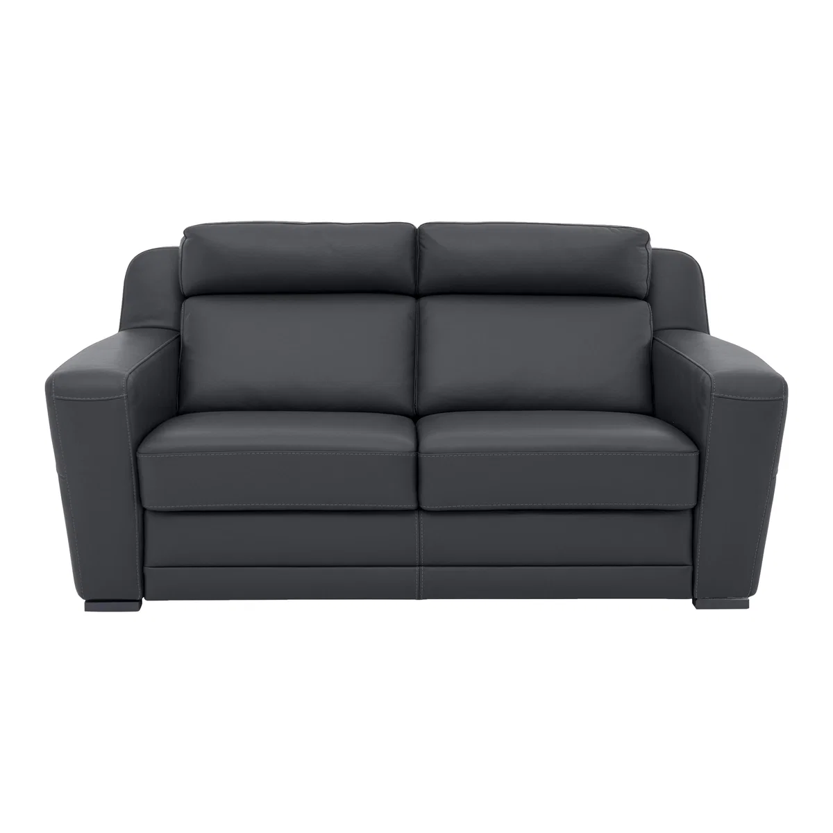 Nicoletti - Matera 3 Seater Leather Static Sofa with Box Arms – image 2
