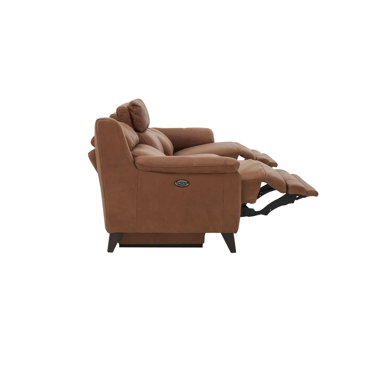 World of Leather - Canyon 2 Seater Leather Power Recliner Sofa - Brown – image 8