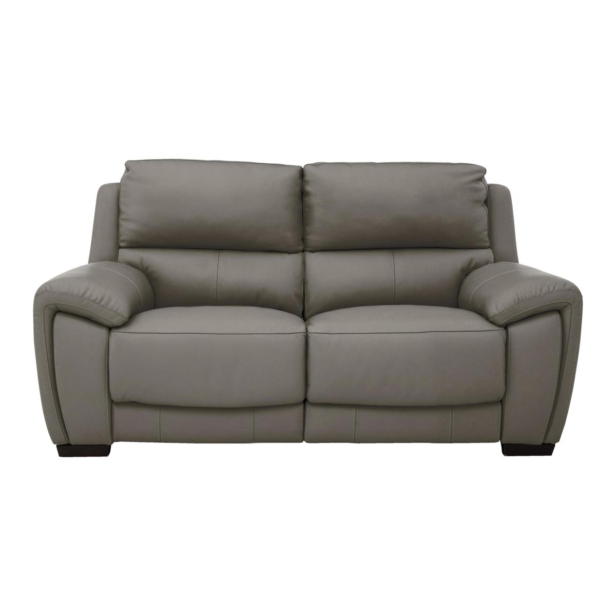 World of Leather - Relax Station Lazy 2 Seater Leather Power Recliner Sofa – image 1
