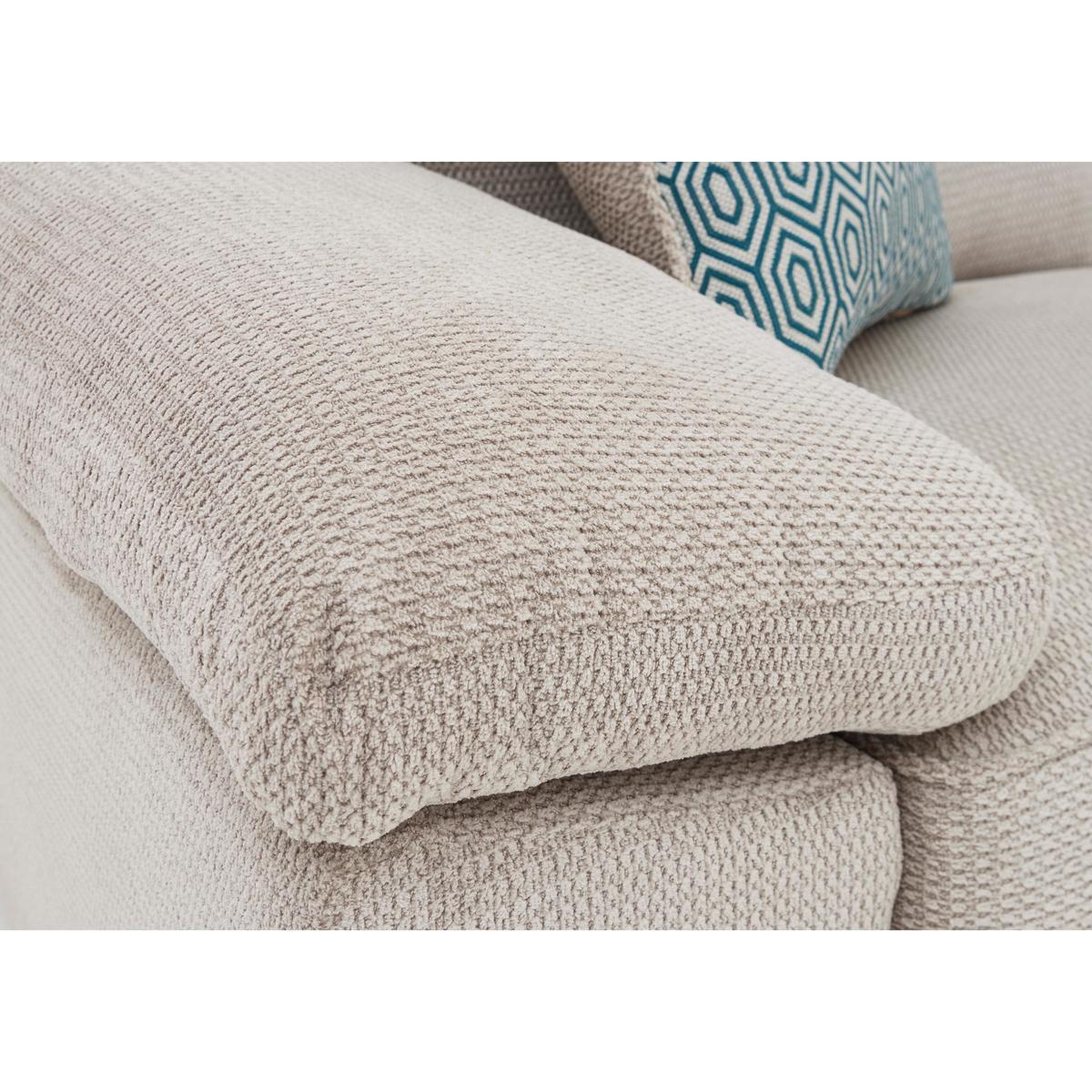 Home 3 Seater Fabric Sofa - Beige - By Furniture Village – image 2