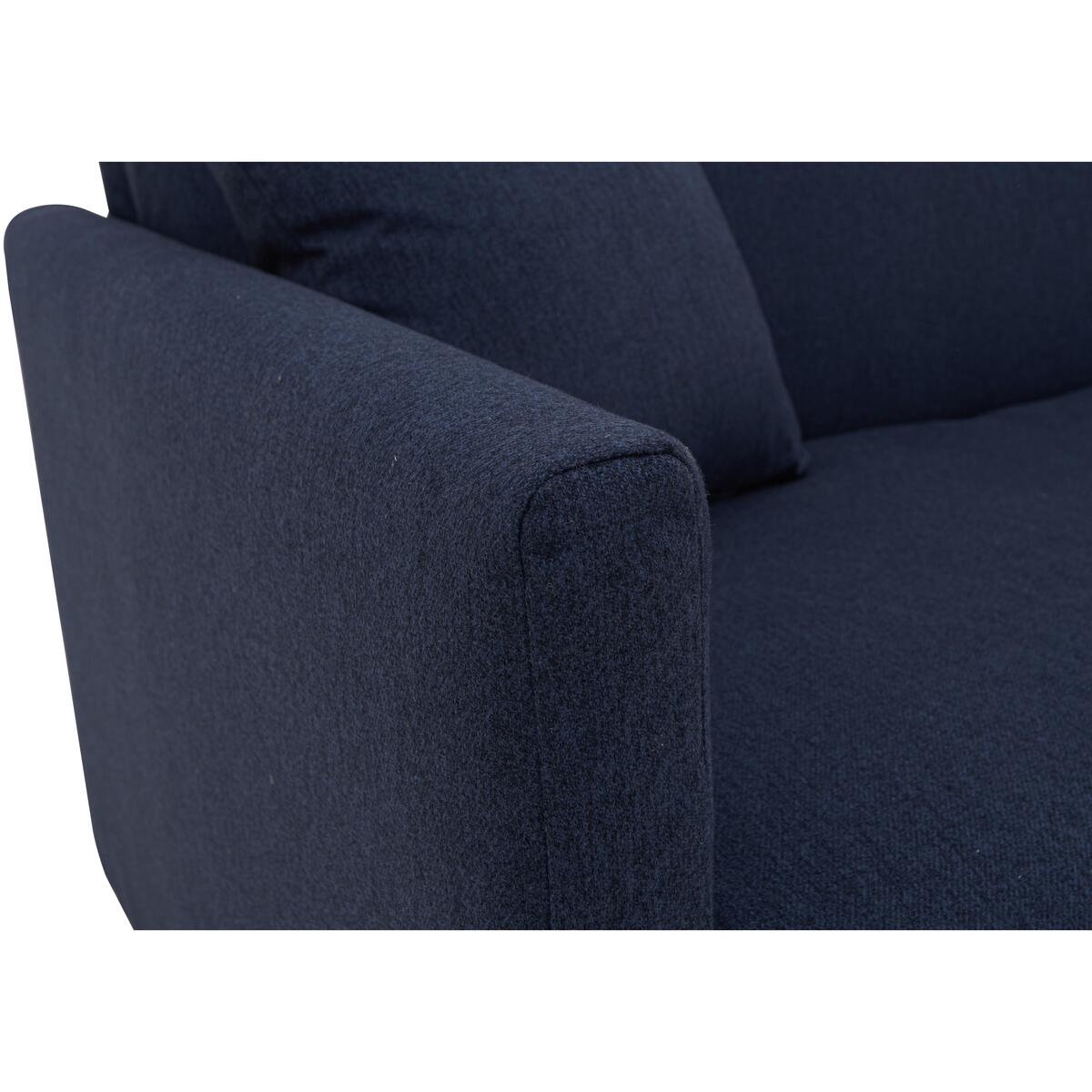 Versatile 3 Seater Fabric Sofa Bed with Slim Arms - Brown – image 2