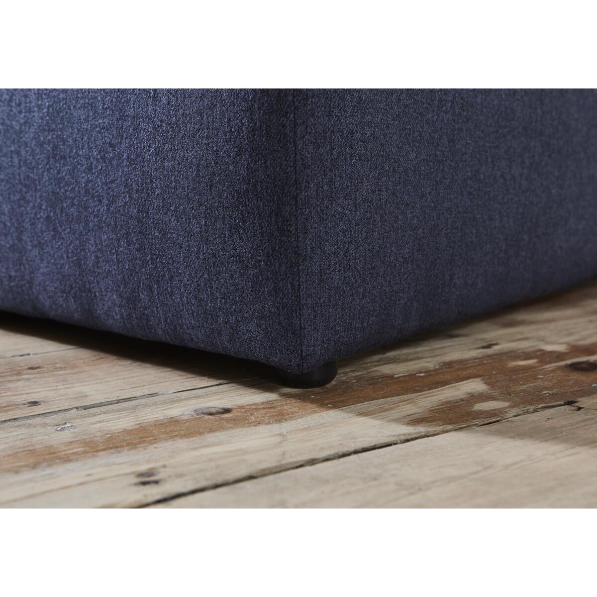 Versatile 3 Seater Fabric Sofa Bed with Slim Arms - Brown – image 3
