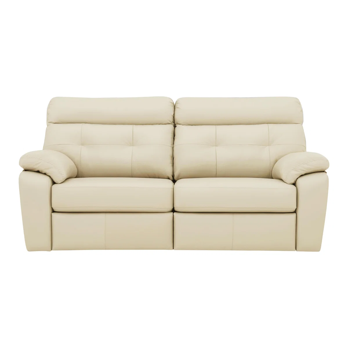 G Plan - Miller 3 Seater Leather Sofa - Cream