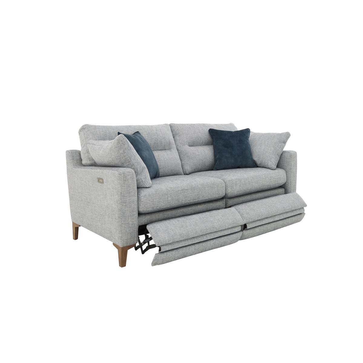 Uniqa 2 Seater Fabric Power Recliner Sofa - Beige - By Furniture Village – image 6