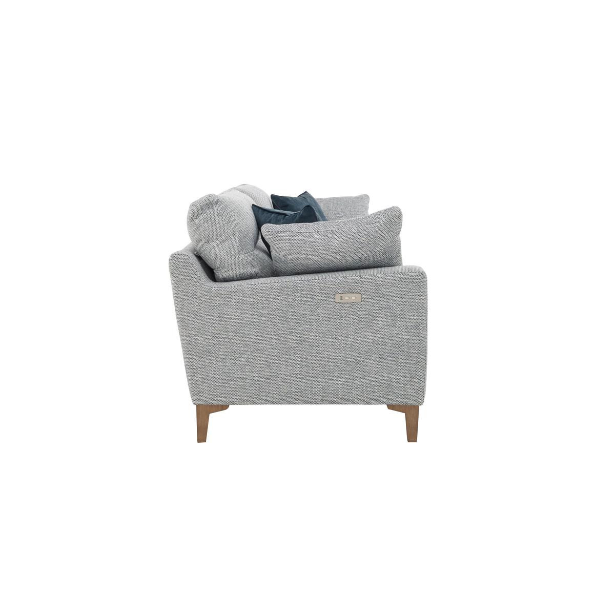 Uniqa 2 Seater Fabric Power Recliner Sofa - Beige - By Furniture Village – image 7