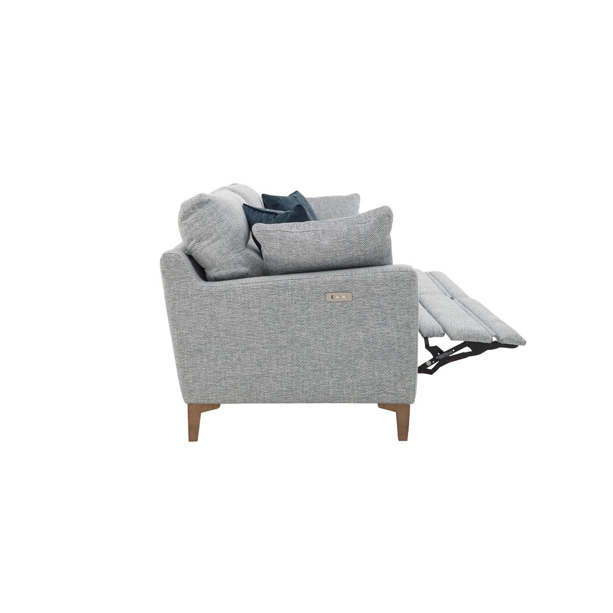 Uniqa 2 Seater Fabric Power Recliner Sofa - Beige - By Furniture Village – image 8