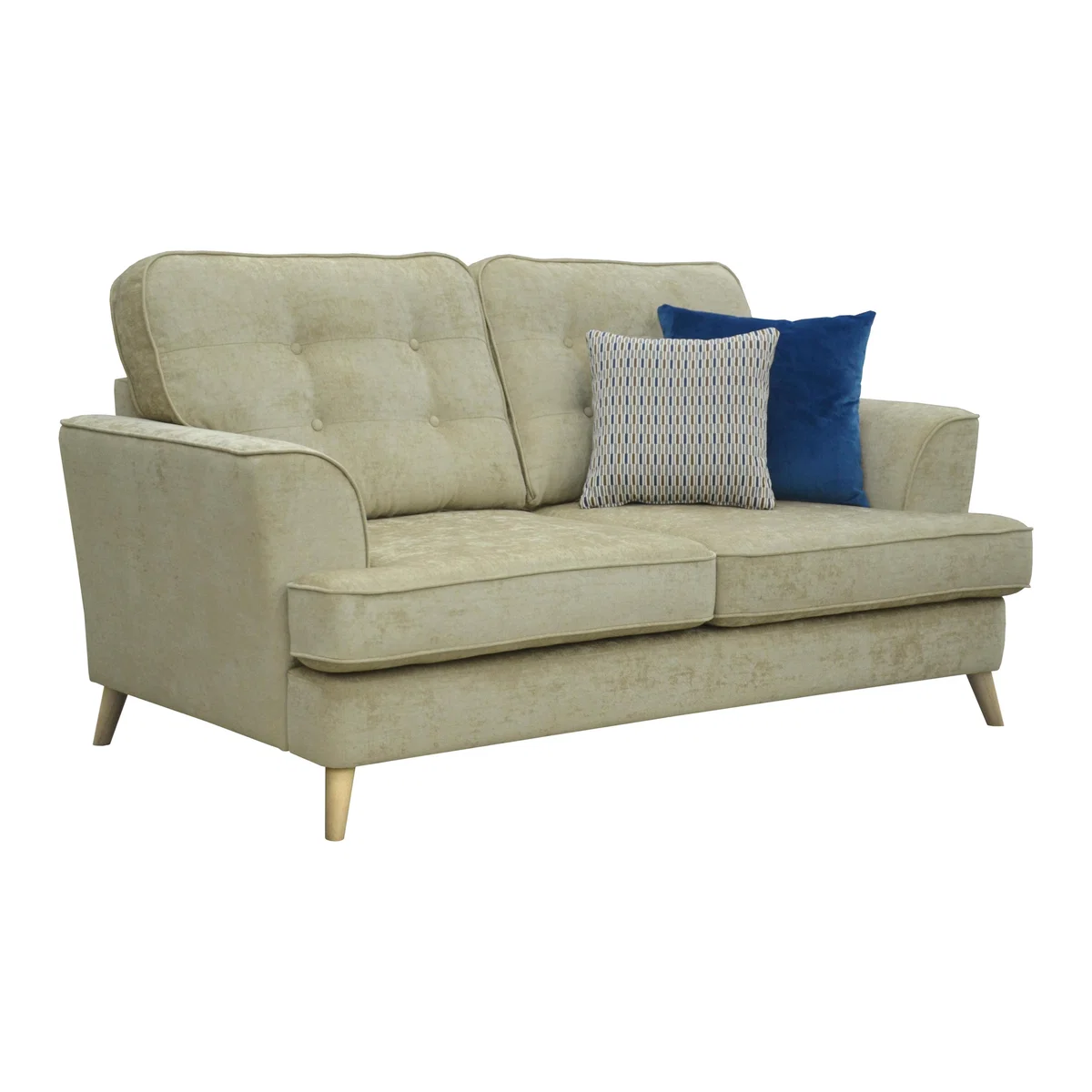 Apres 2 Seater Fabric Sofa - Beige - By Furniture Village – image 1