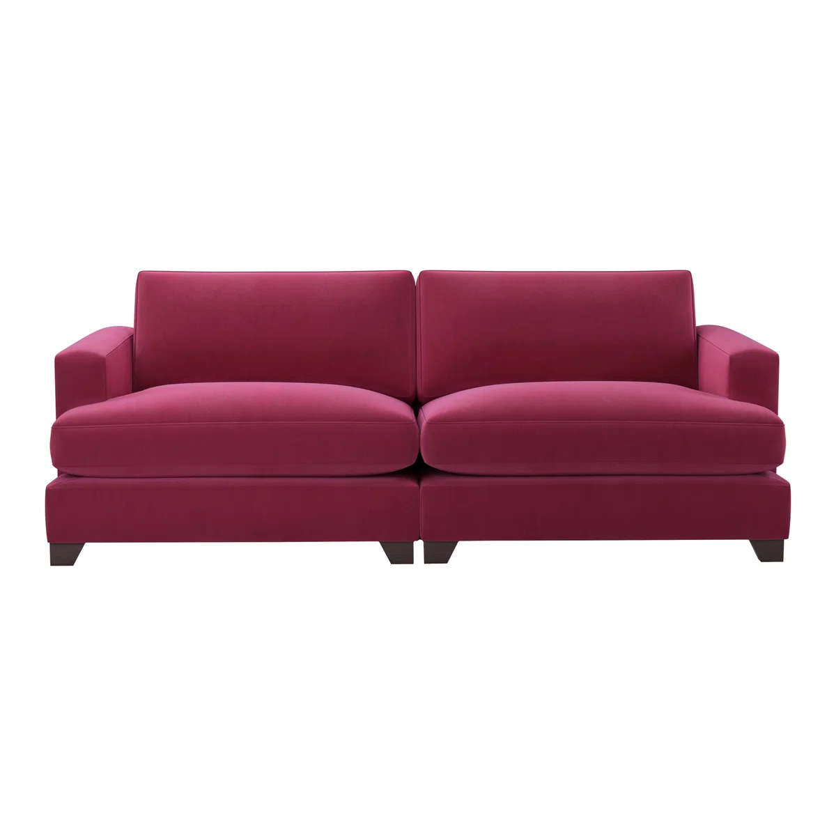 The Lounge Co. - Lorrie 4 Seater Fabric Sofa - Pink – image 1