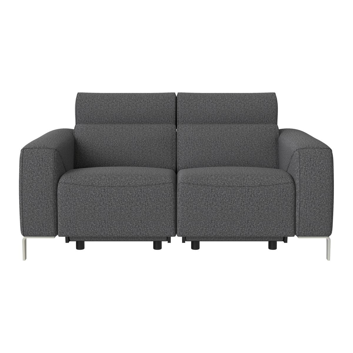Nicoletti - Lusso 2 Seater Fabric Power Recliner Sofa with Power Headrests – image 1