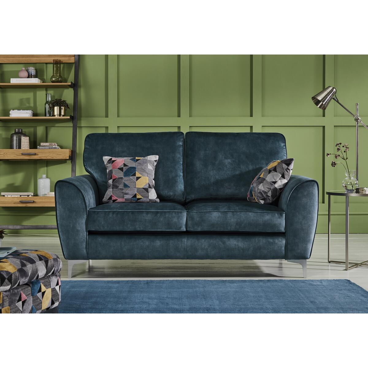 Isla 3 Seater Classic Back Fabric Sofa - Grey – image 2