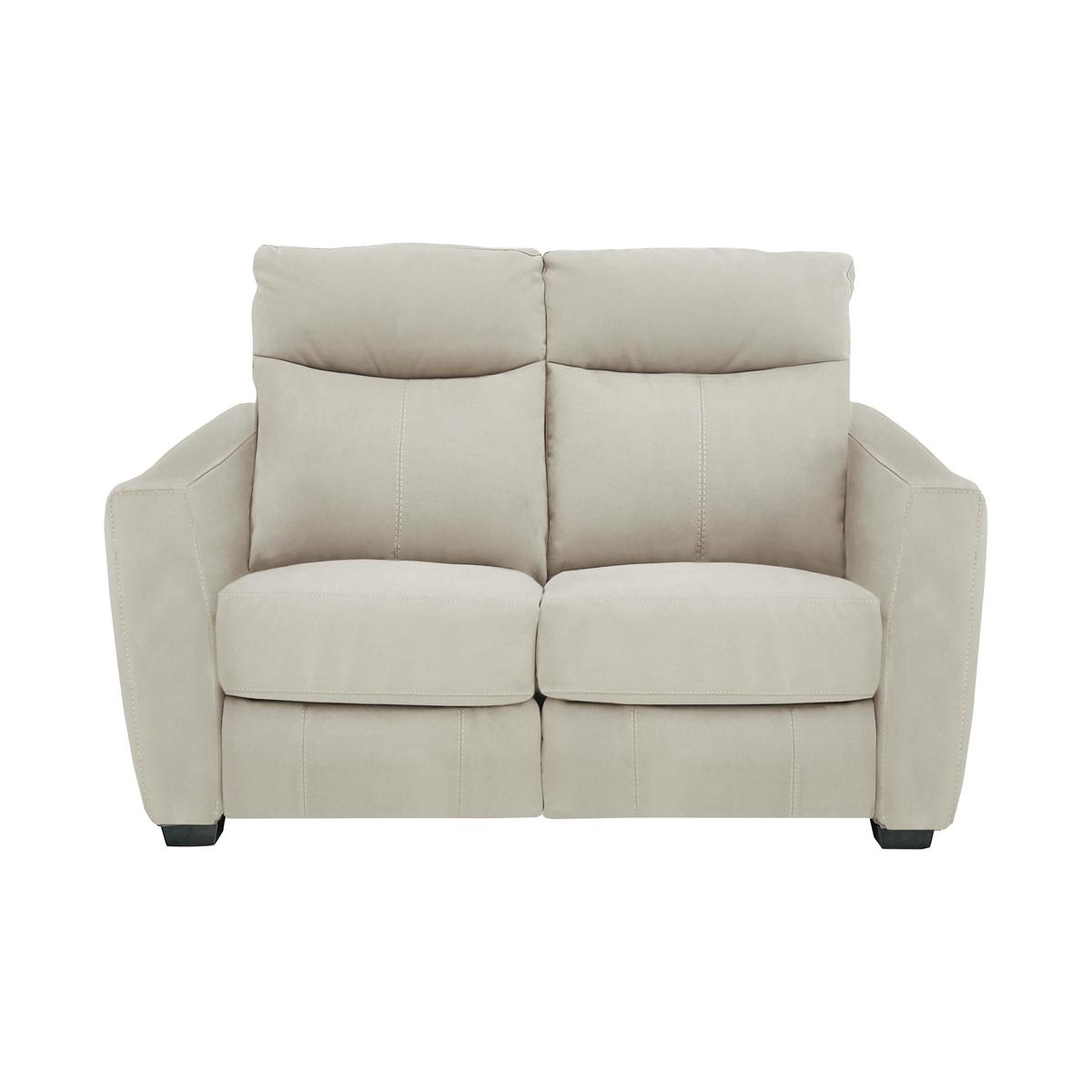 Compact Collection Midi 2 Seater Fabric Recliner Sofa - Beige - By Furniture Village – image 1