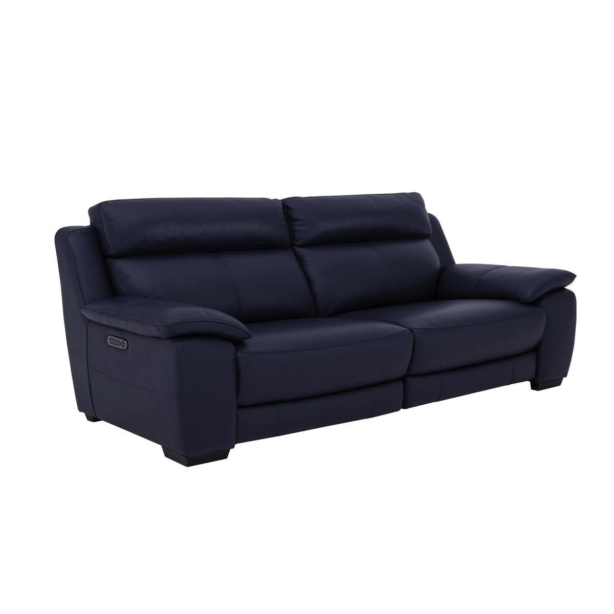 World of Leather - Starlight Express 3 Seater Leather Recliner Sofa with Power Headrests – image 7