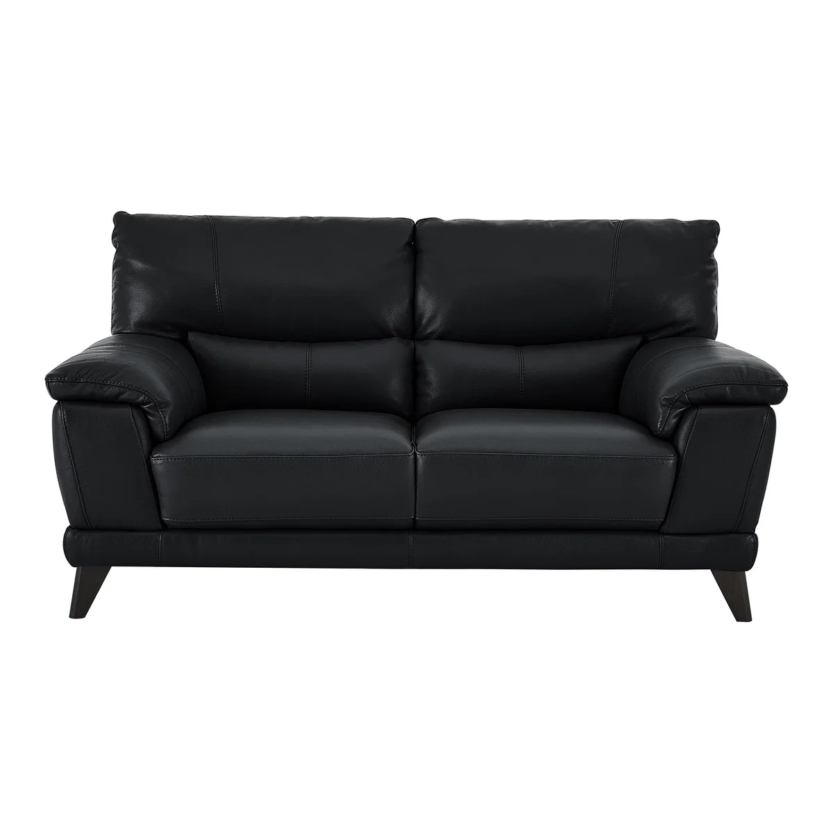 World of Leather - Pacific 2 Seater Leather Sofa - Black – image 1