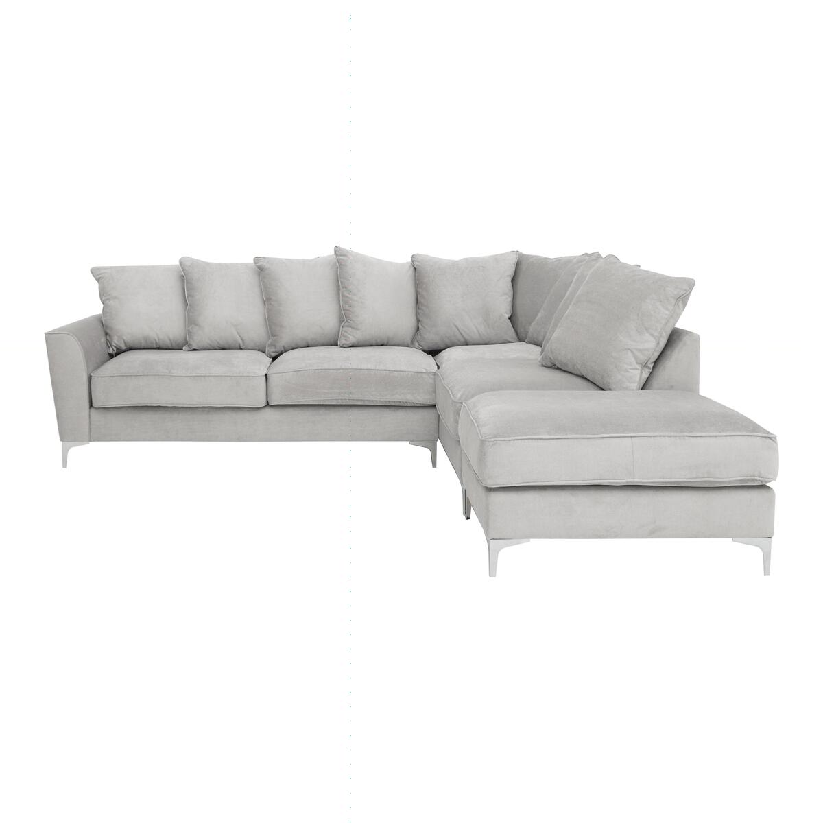 Legend Pillow Back Fabric Corner Sofa