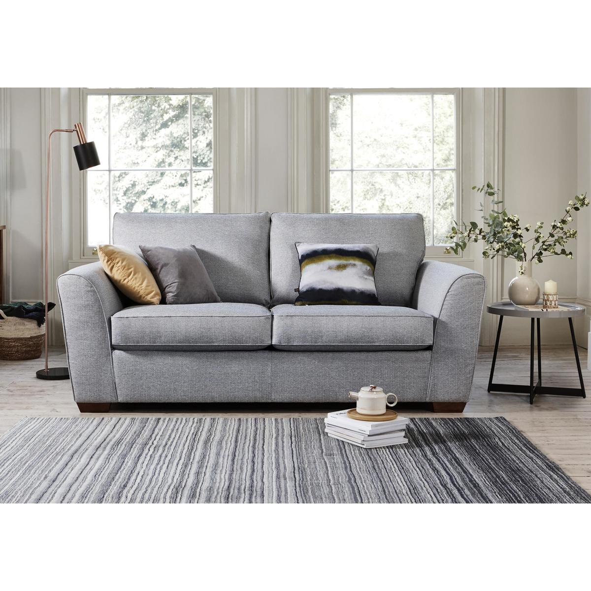 High Street Oxford Street 3 Seater Fabric Sofa Bed - Beige - By Furniture Village – image 2