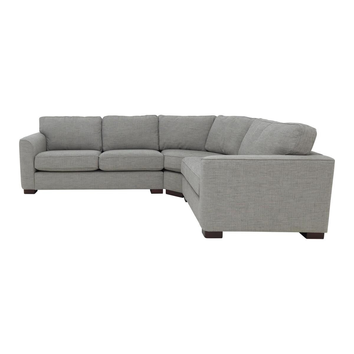 Elora Fabric Corner Sofa - Grey