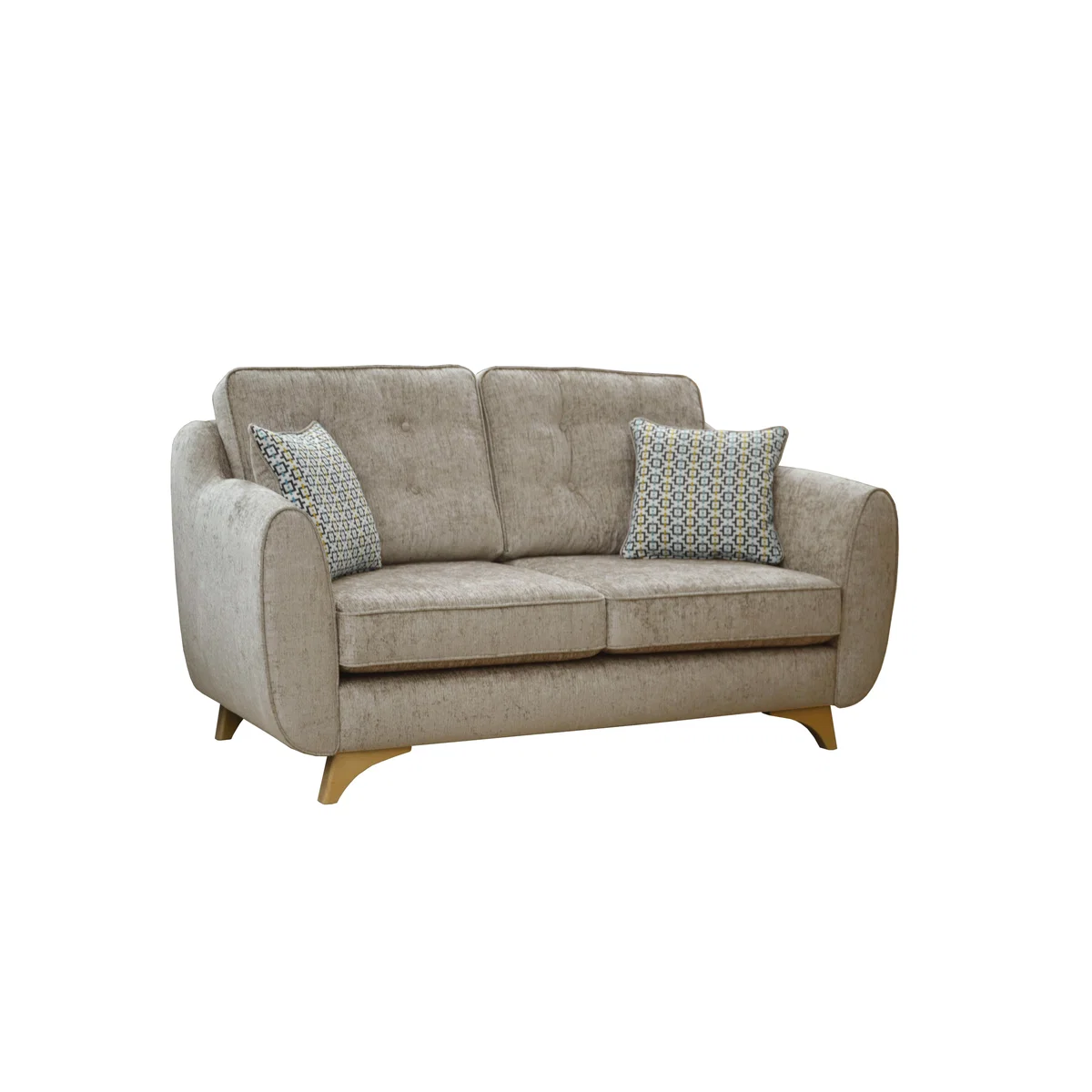 Kandi 2 Seater Fabric Sofa - Blue - By Furniture Village – image 4