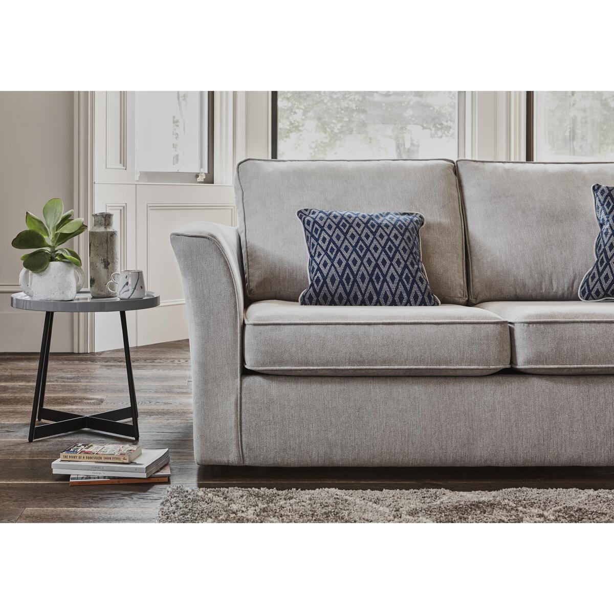 Mimi 3 Seater Fabric Sofa Bed - Grey – image 4