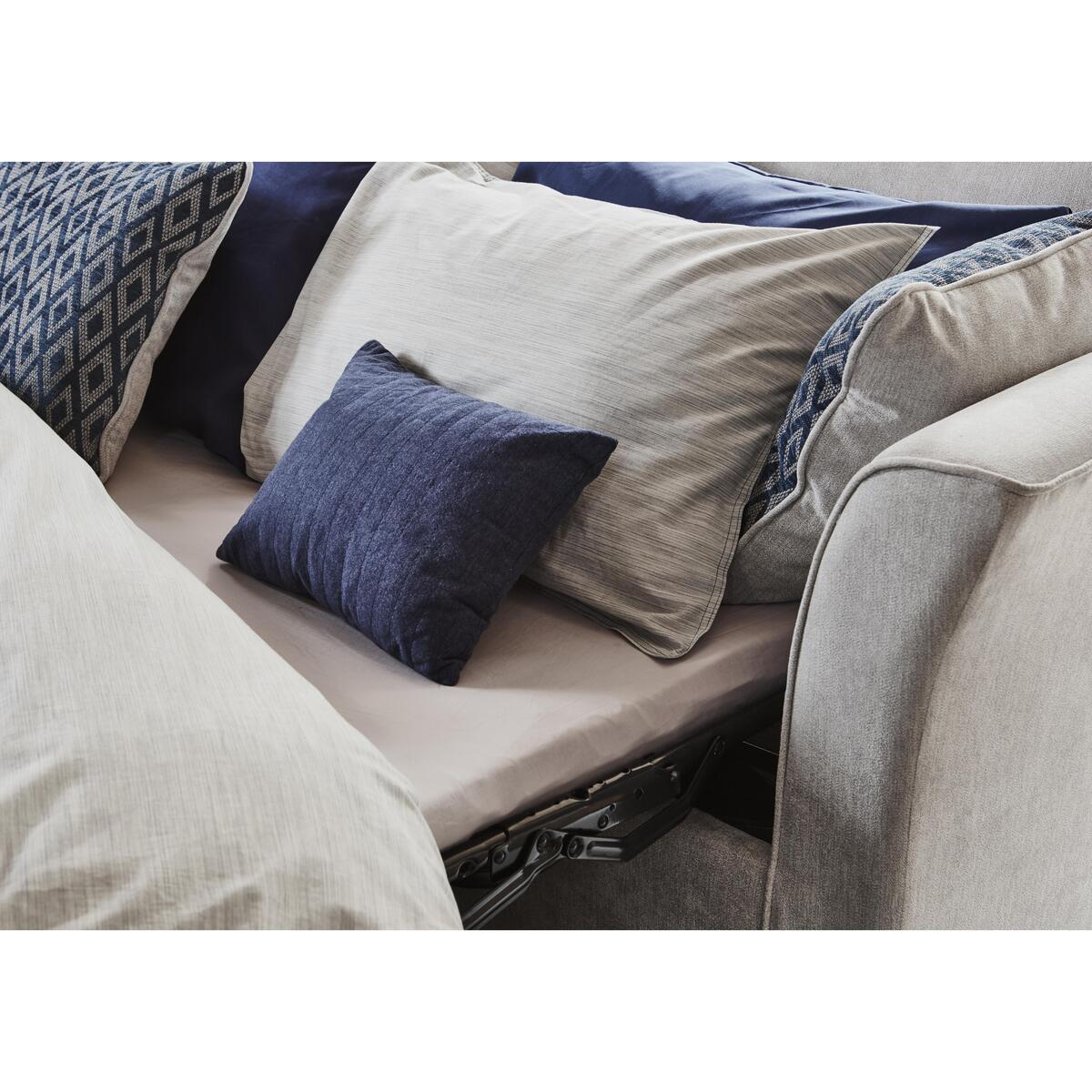 Mimi 3 Seater Fabric Sofa Bed - Grey – image 5