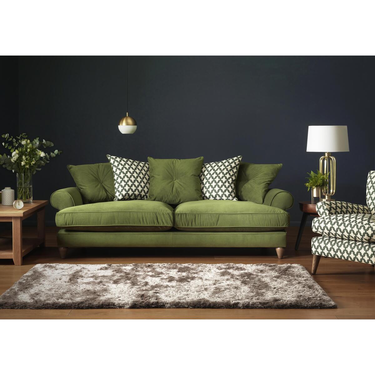 The Lounge Co. - Bronwyn 4 Seater Fabric Scatter Back Sofa - Grey – image 2