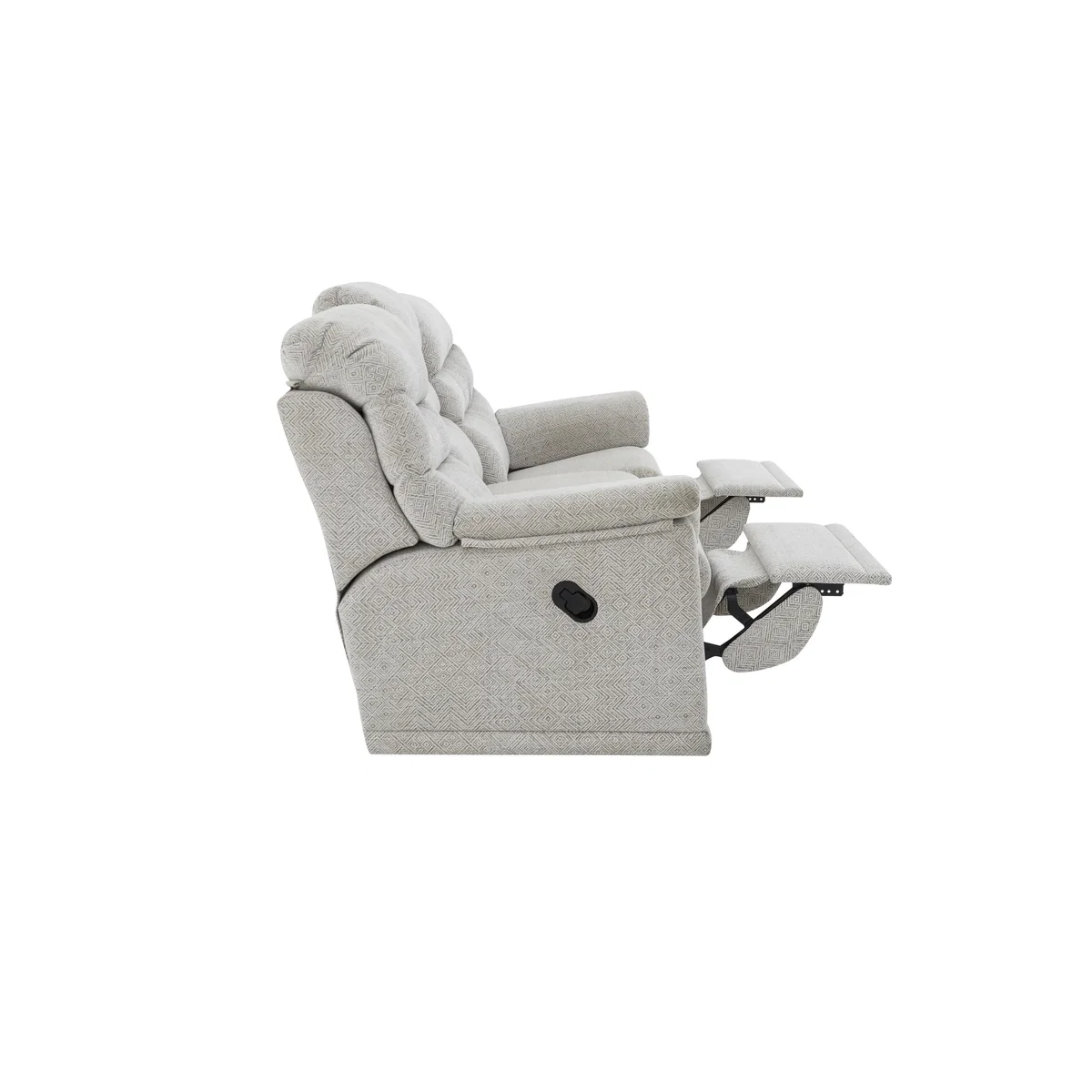 G Plan - Malvern 3 Seater Fabric Manual Recliner Sofa - Grey – image 9