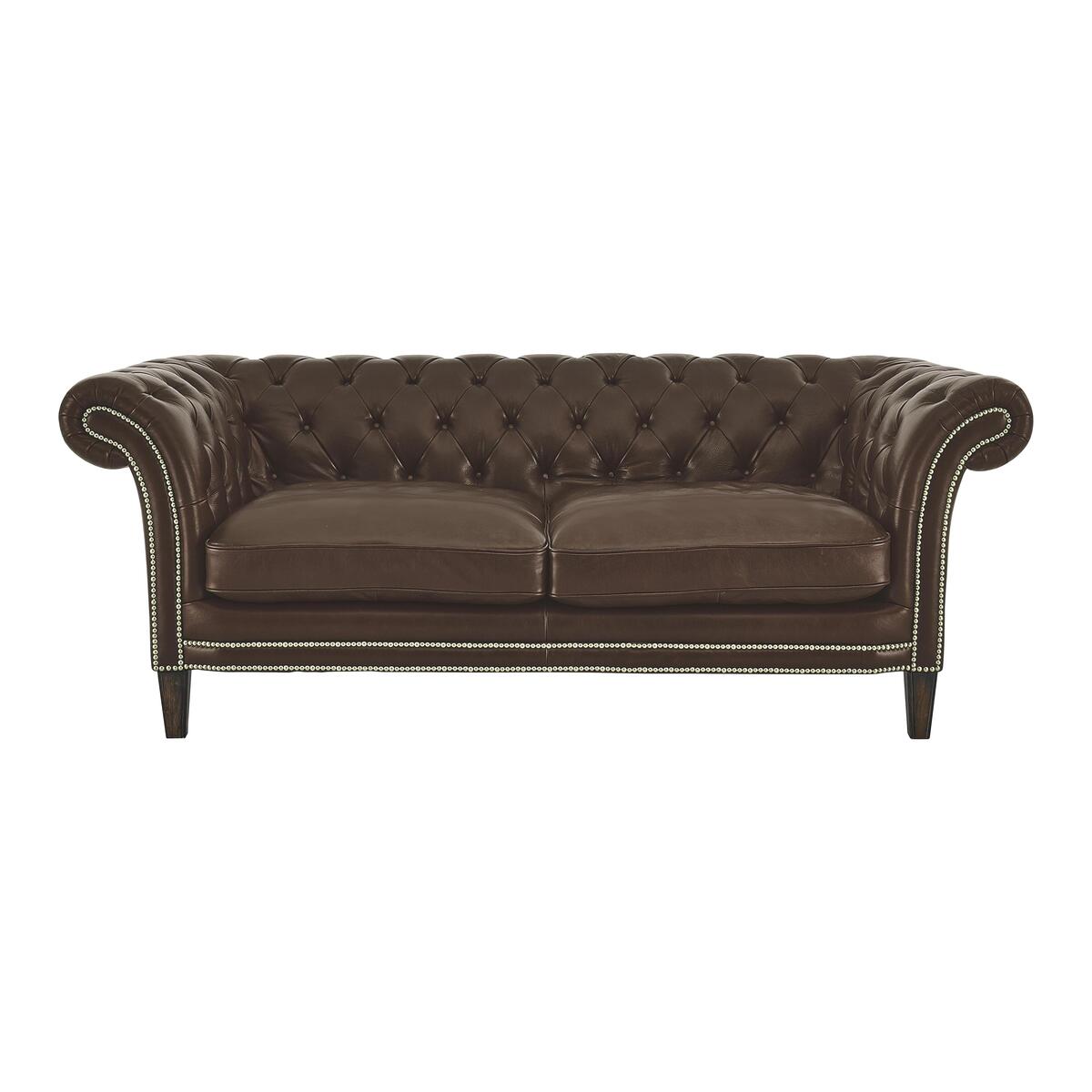 Aruba 3 Seater Leather Sofa - Brown – image 1