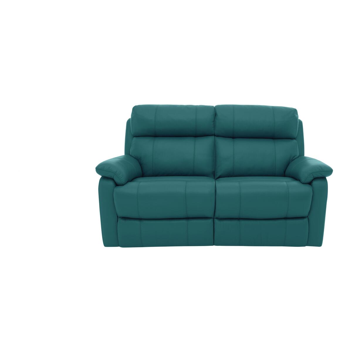 Relax Station Komodo 2 Seater Leather Power Sofa - Teal- World of Leather – image 1