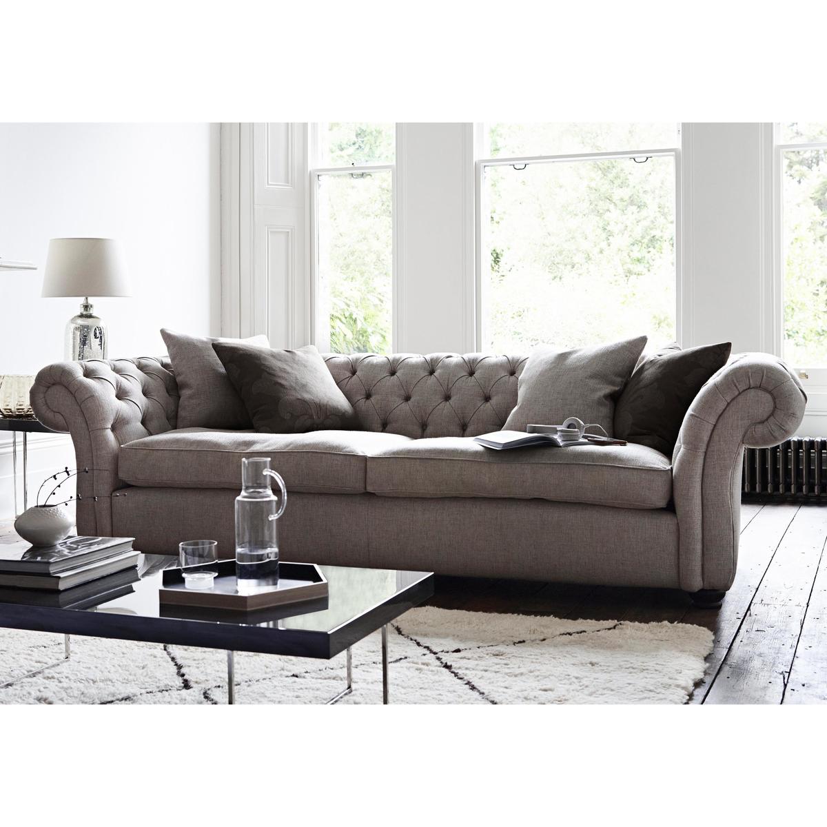Langham 2 Seater Fabric Sofa - Beige - By Furniture Village – image 2