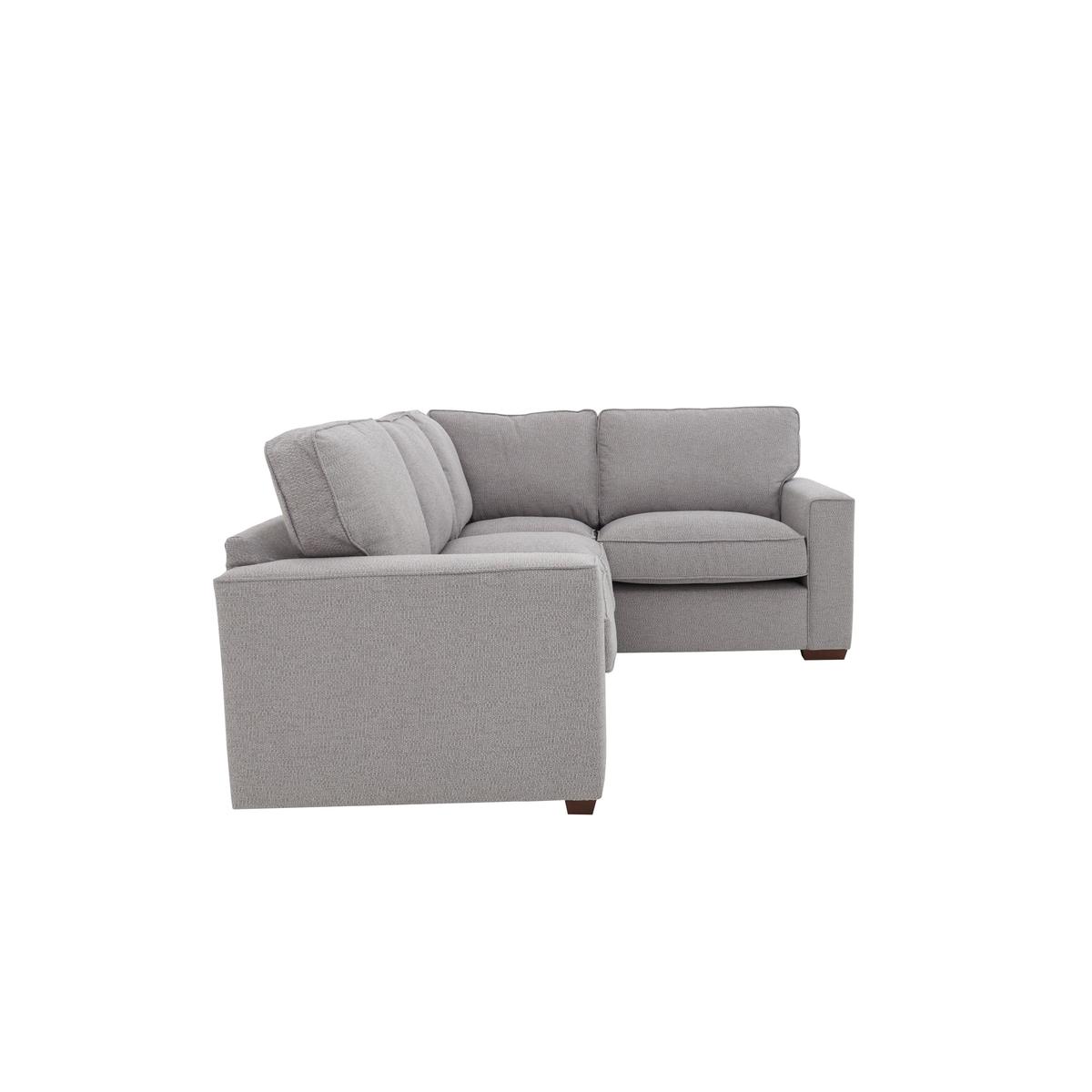 Comfi Classic Back Fabric Corner Sofa - Brown - By Furniture Village – image 6