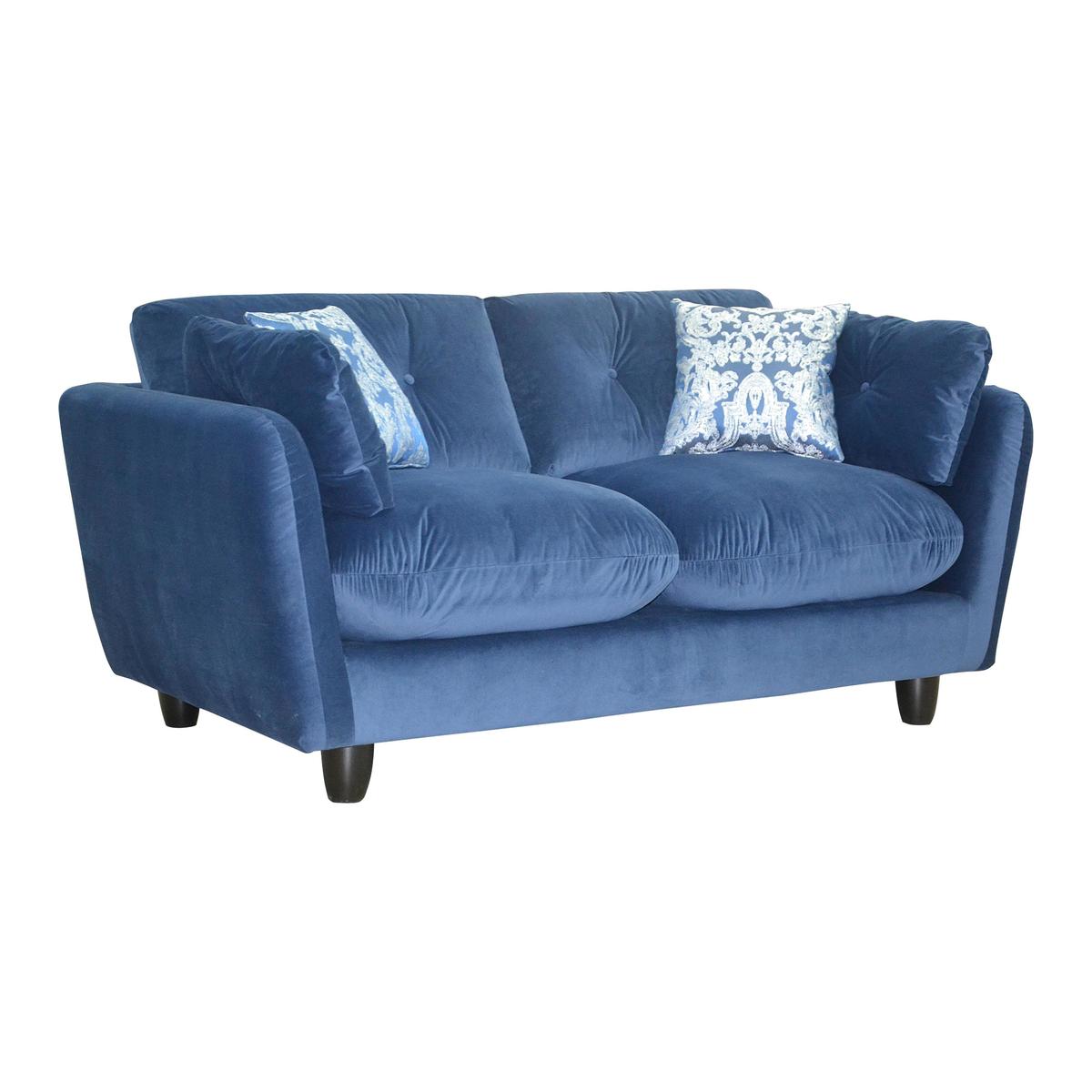 Rolly 3 Seater Fabric Sofa - Blue - By Furniture Village – image 1