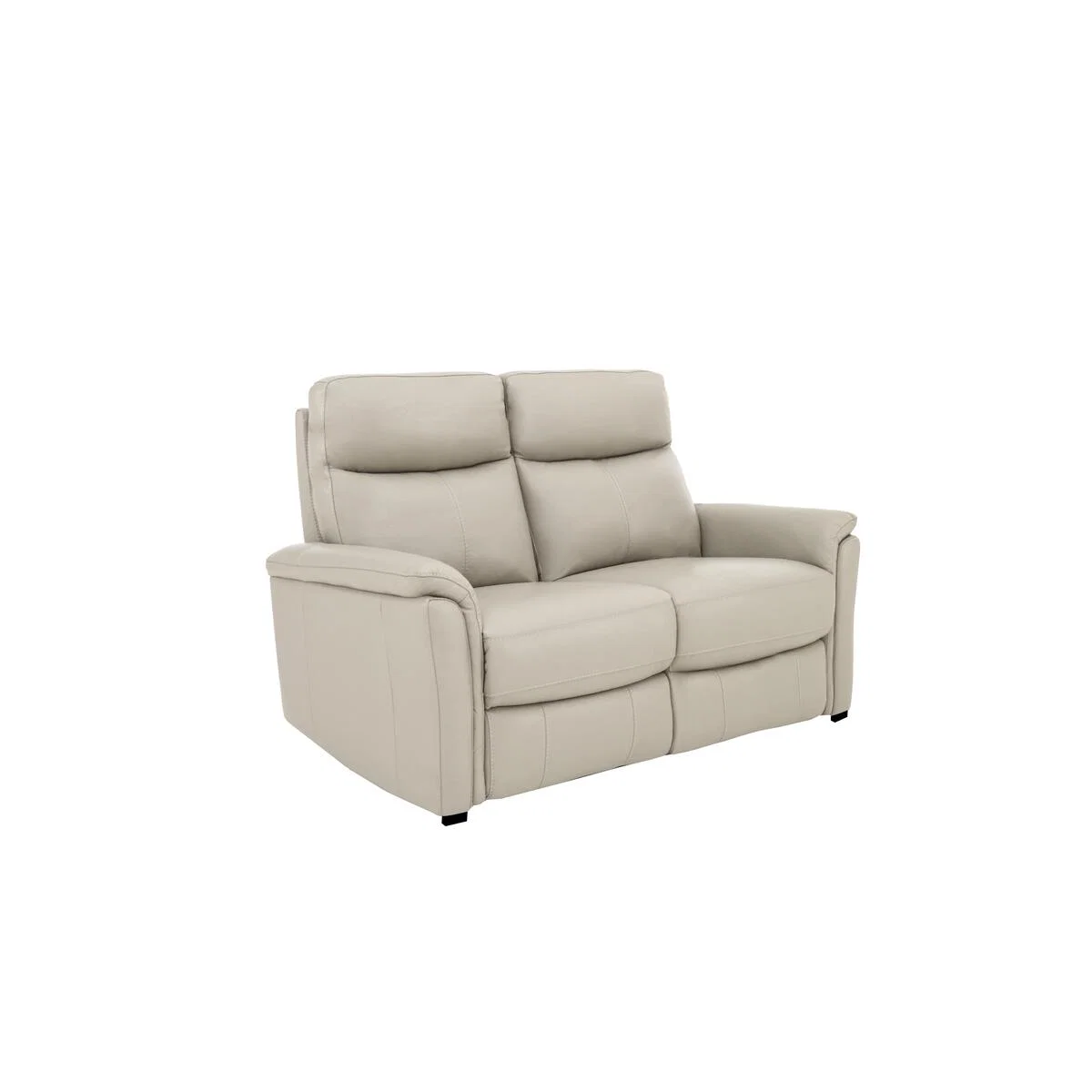 Compact Collection Piccolo 2 Seater Leather Static Sofa- World of Leather – image 3
