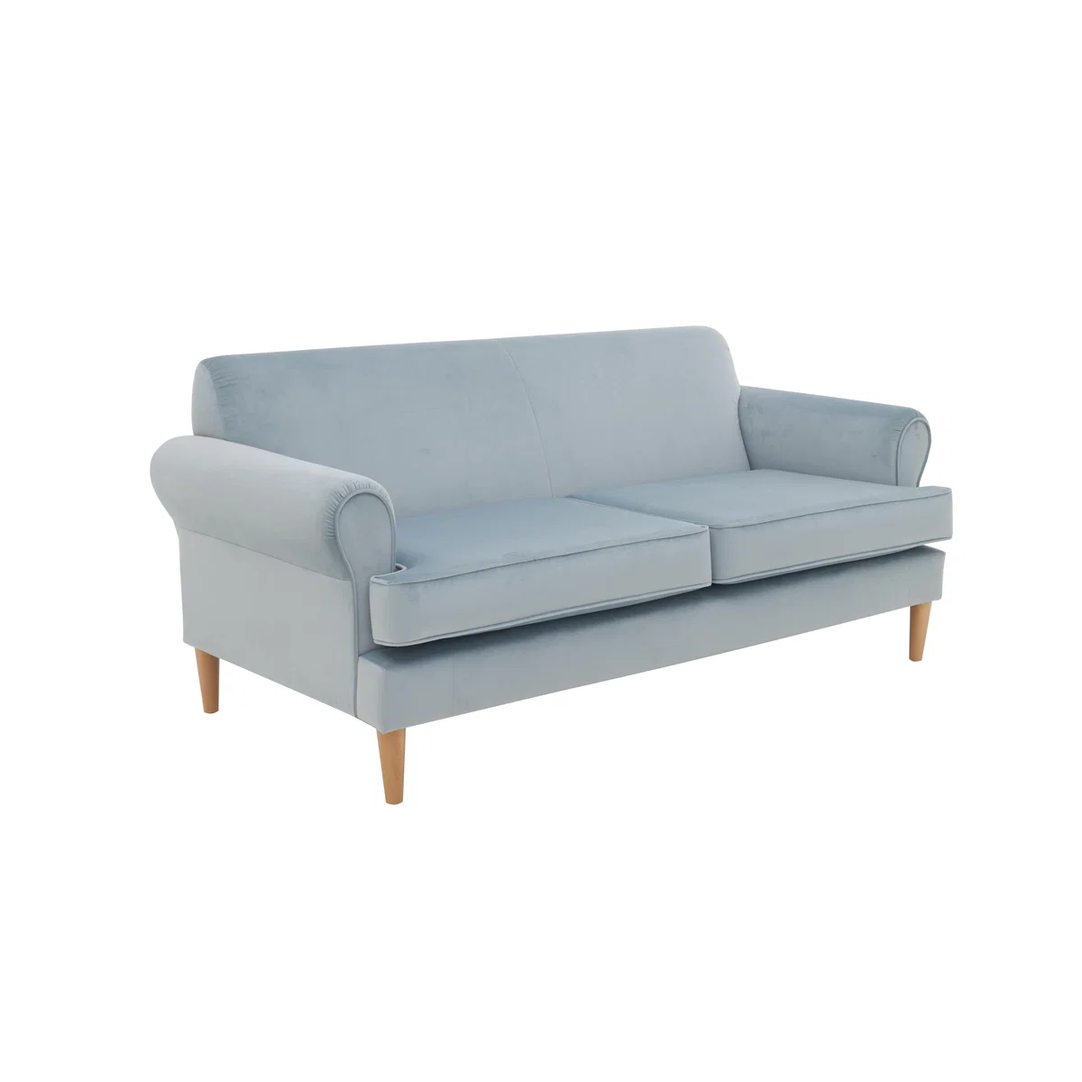 King Street 3 Seater Fabric Sofa - Grey – image 6