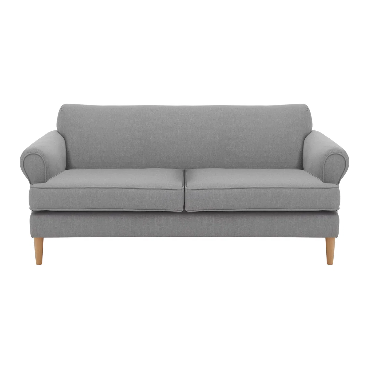 King Street 3 Seater Fabric Sofa - Grey – image 1