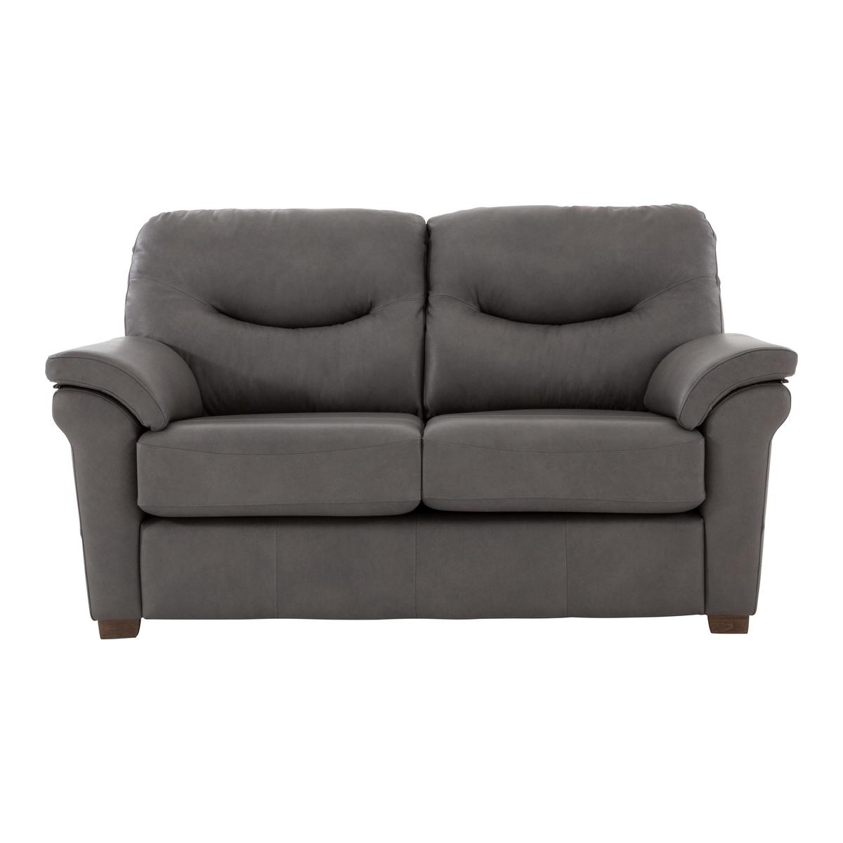 G Plan - Washington 2 Seater Leather Sofa with feet – image 2