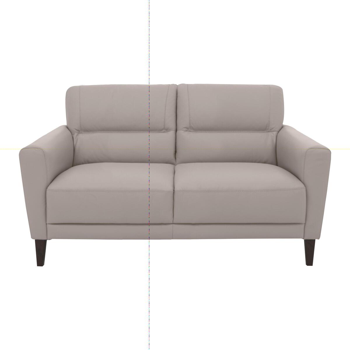 Versano Leather 2 Seater Sofa - Grey – image 1