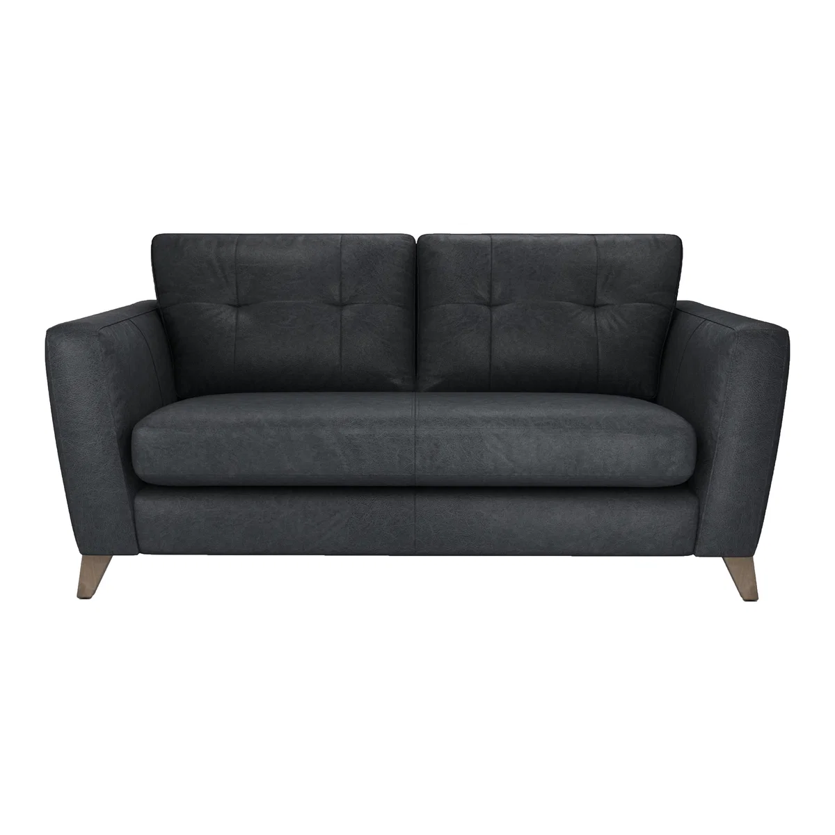 The Lounge Co. - Hermione 2.5 Seater Leather Sofa - Grey – image 1