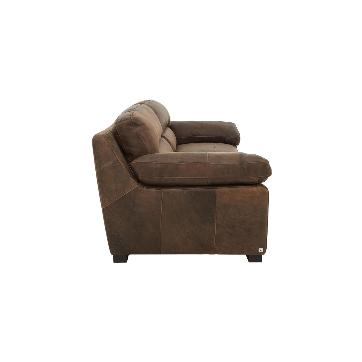 Alessia 2 Seater Leather Sofa - Brown - By Furniture Village – image 4