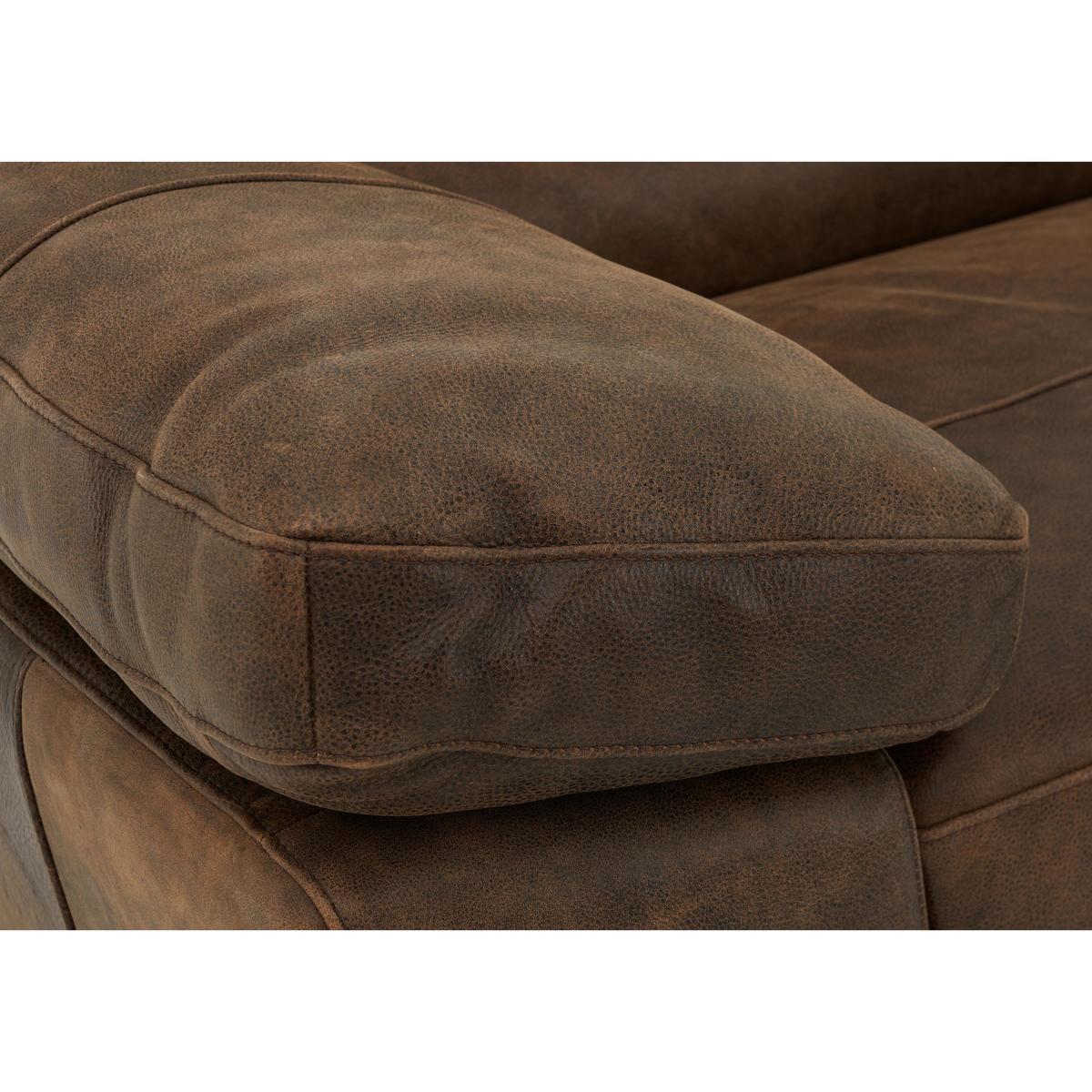 Alessia 2 Seater Leather Sofa - Brown - By Furniture Village – image 6
