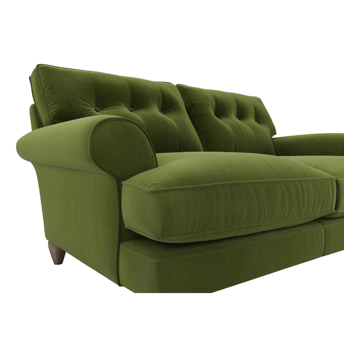 The Lounge Co. - Bronwyn 2.5 Seater Fabric Classic Back Sofa - Green – image 2