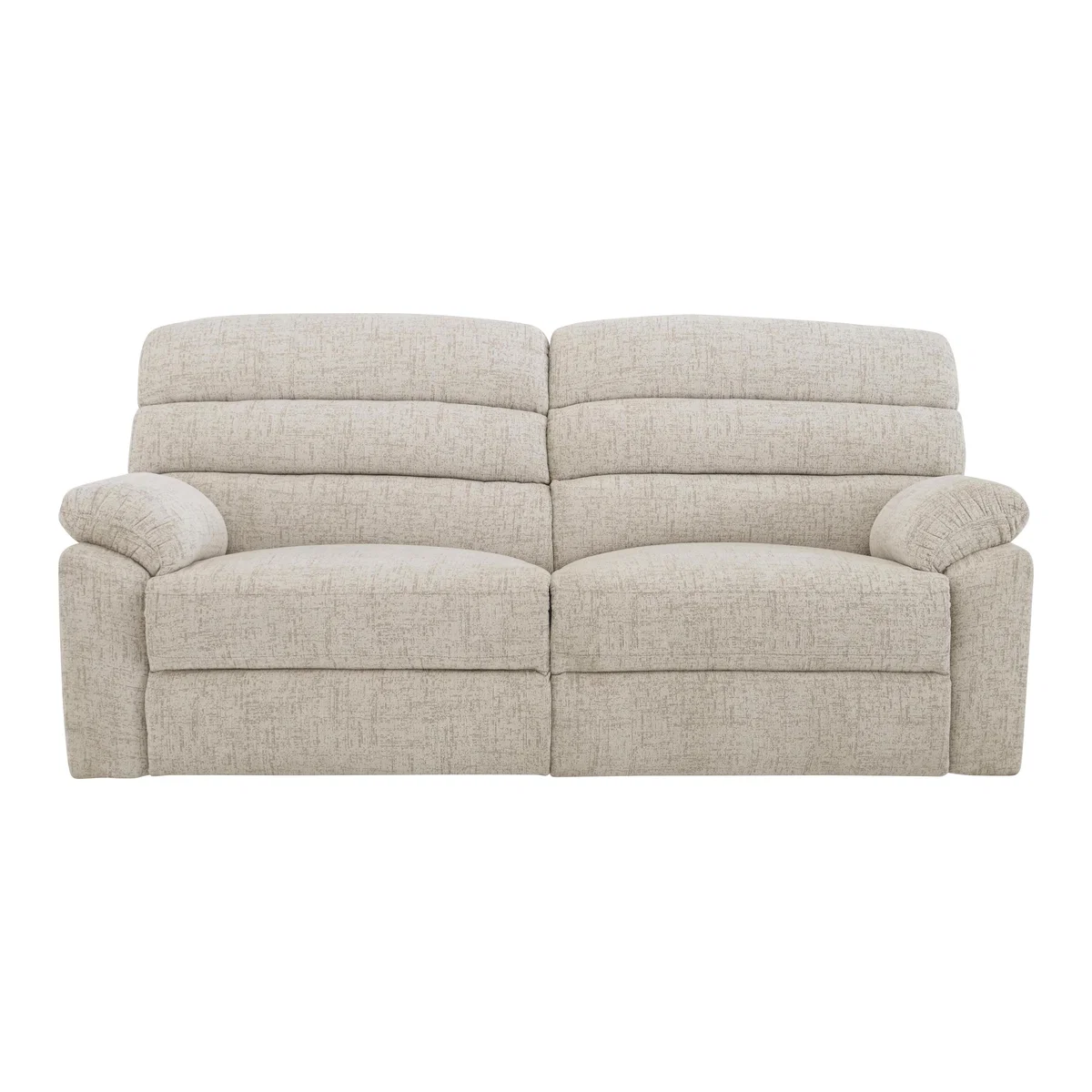Comfort Story - Page 2 Seater Fabric Power Recliner Sofa - Beige