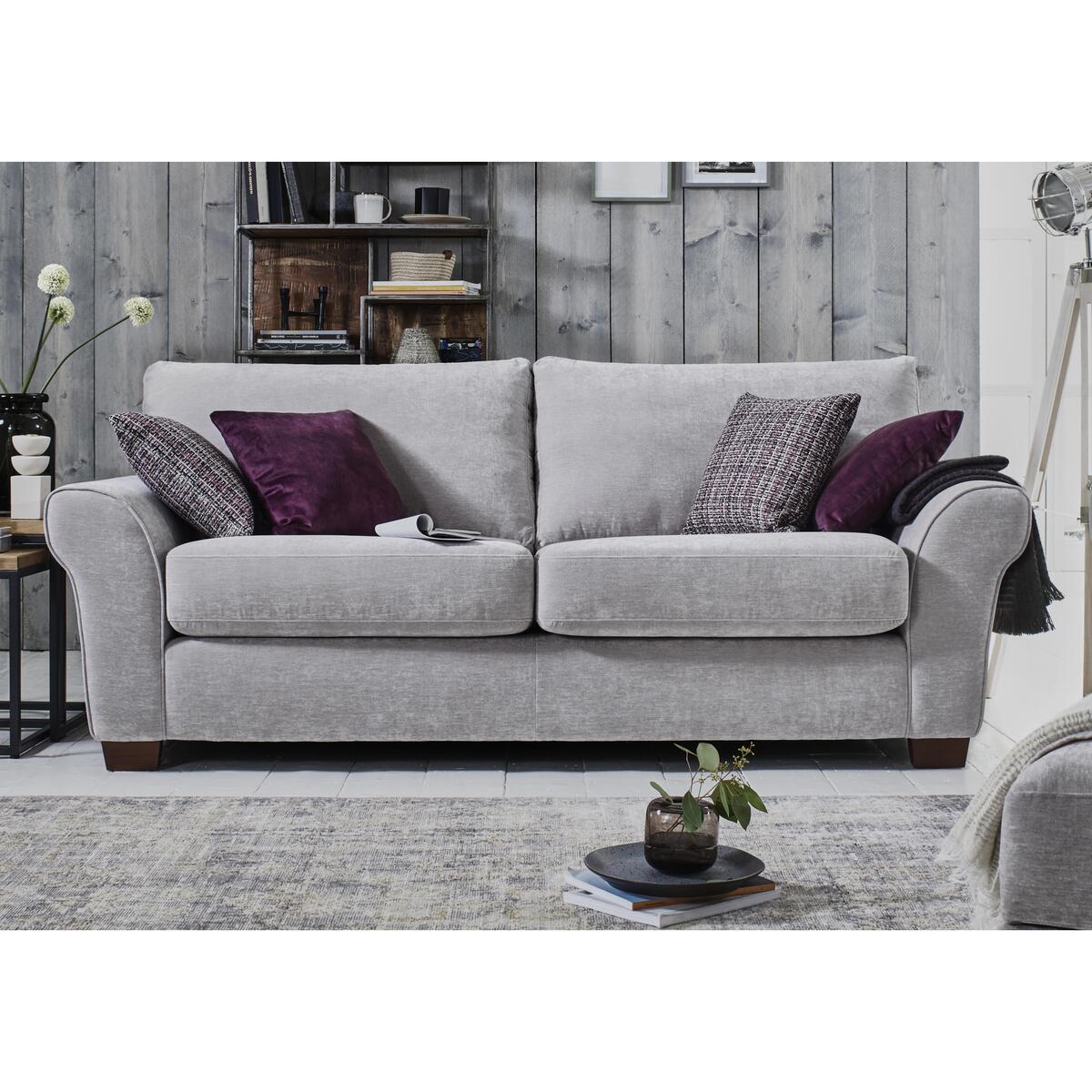 Rosie 2 Seater Fabric Sofa - Yellow – image 2
