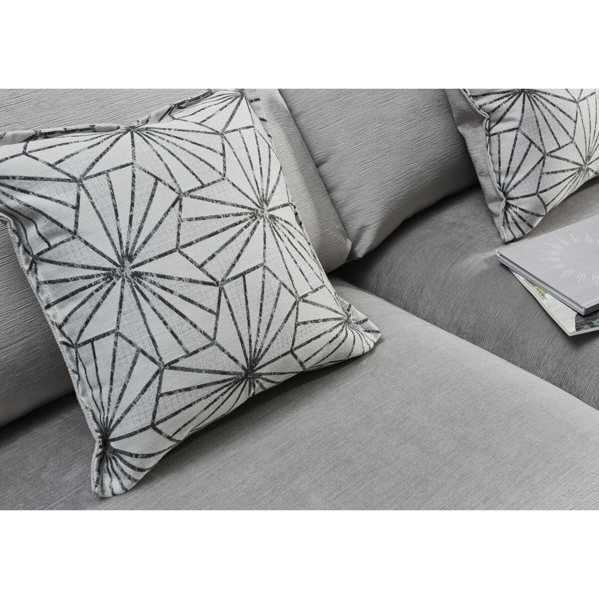 Gabriella 2 Seater Fabric Sofa - Grey – image 4