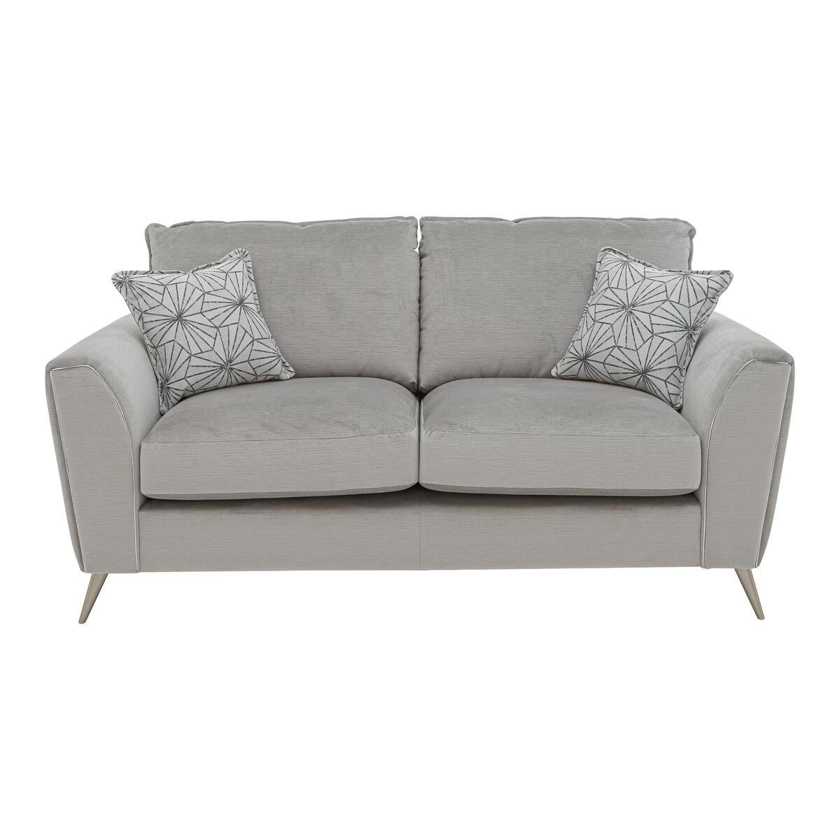 Gabriella 2 Seater Fabric Sofa - Grey – image 1