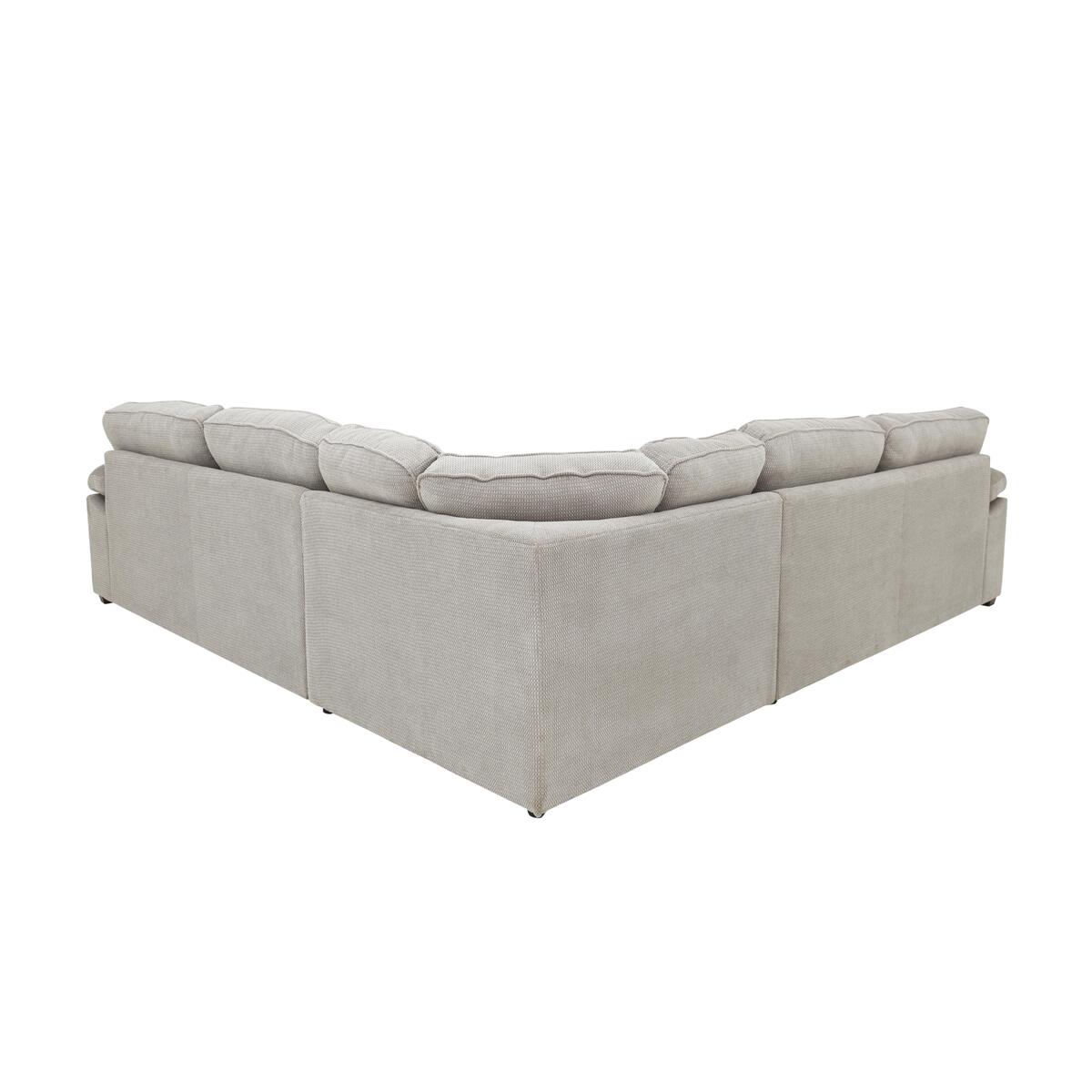 Home Large Fabric Corner Sofa - Blue – image 7