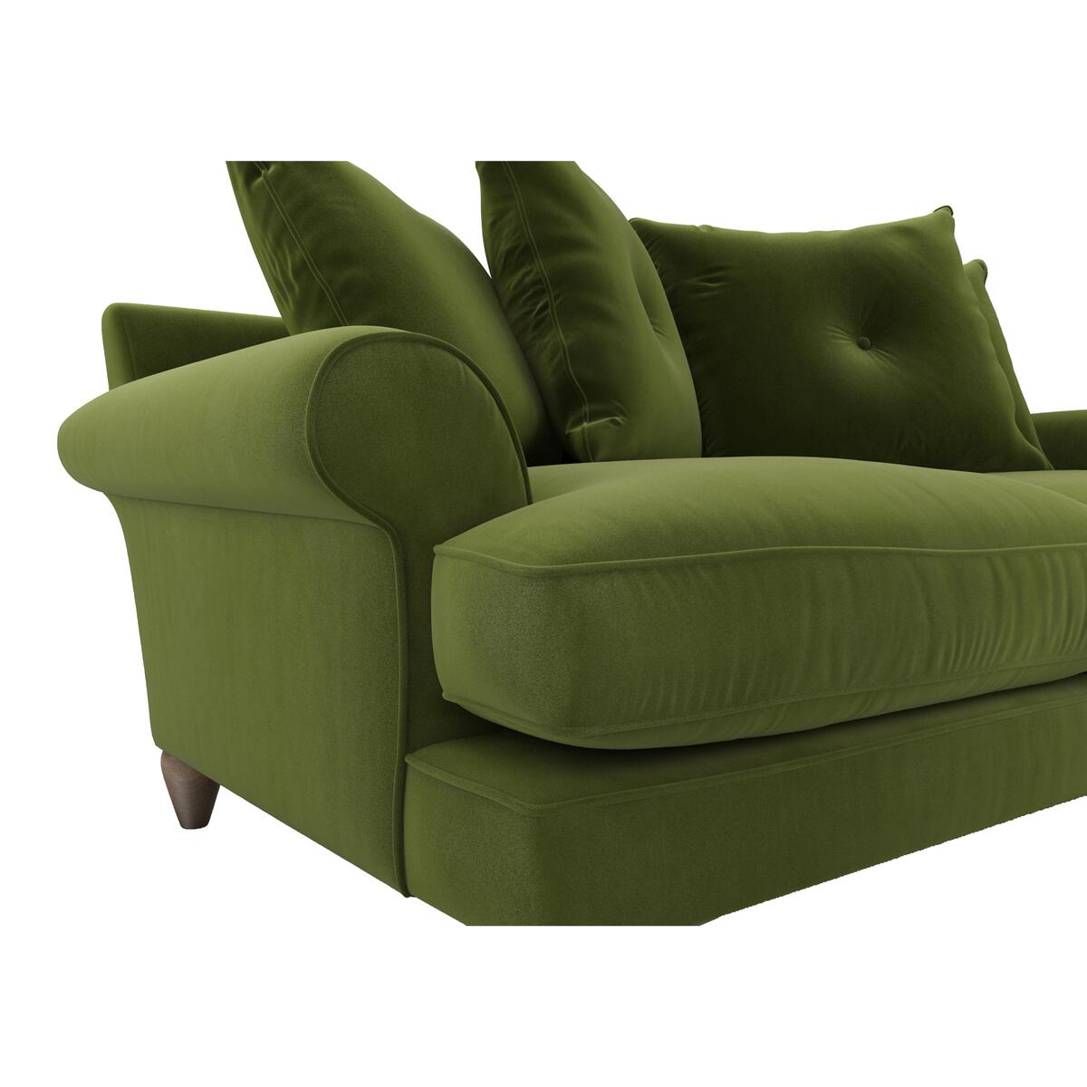 The Lounge Co. - Bronwyn 3 Seater Fabric Scatter Back Sofa - Grey – image 2