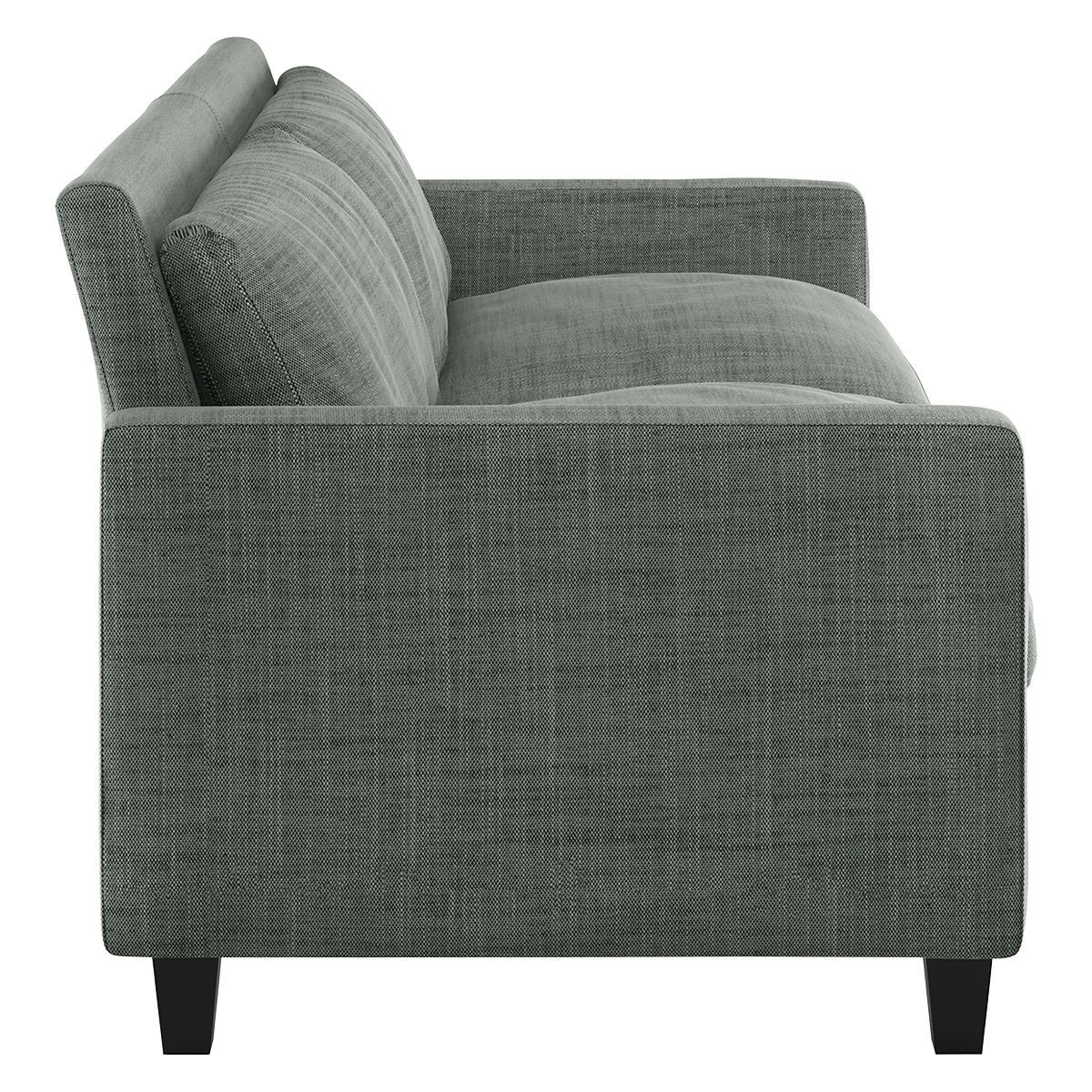 Chester Grey Itatlian Woven 3 Seater Sofa, Grey – image 3