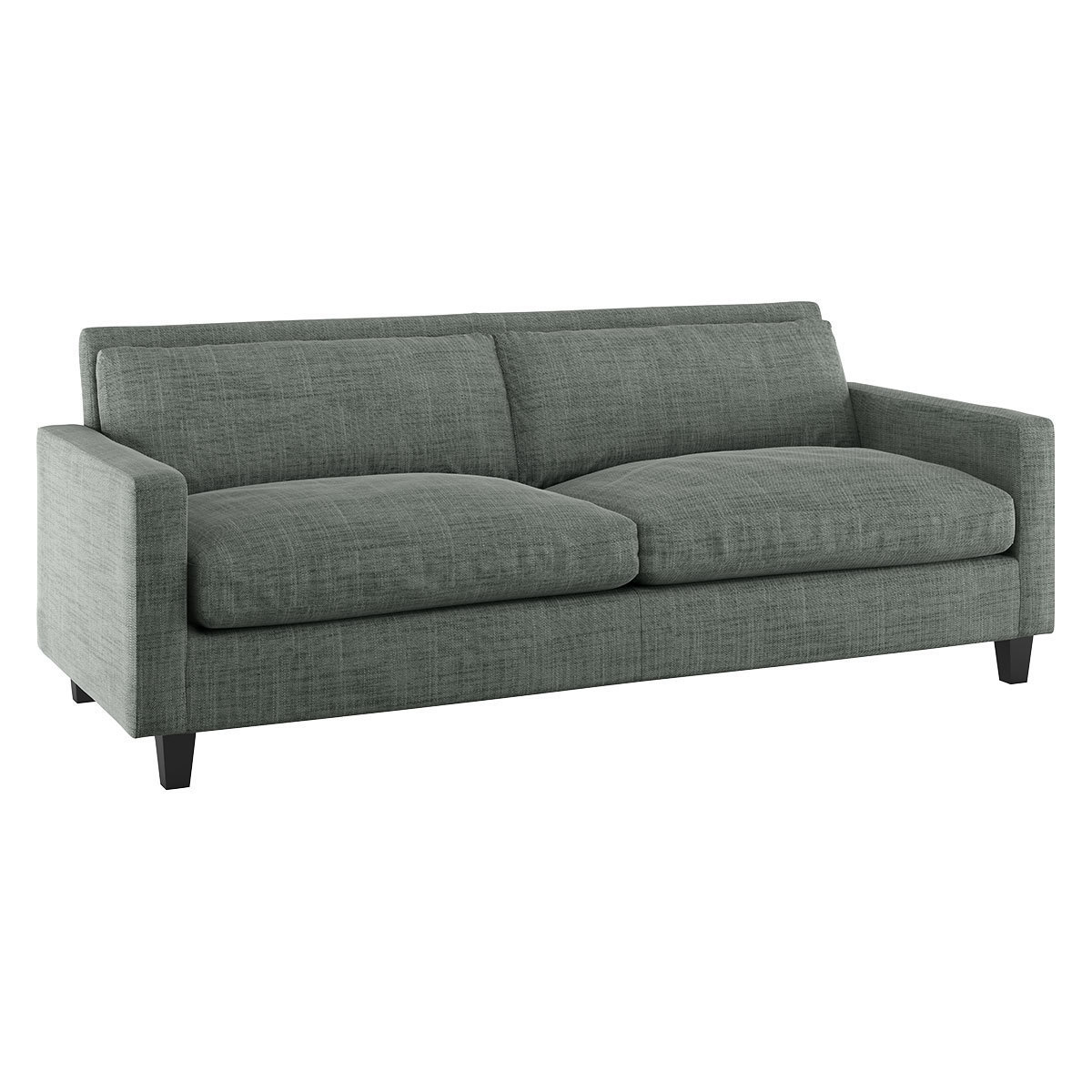 Chester Grey Itatlian Woven 3 Seater Sofa, Grey – image 4