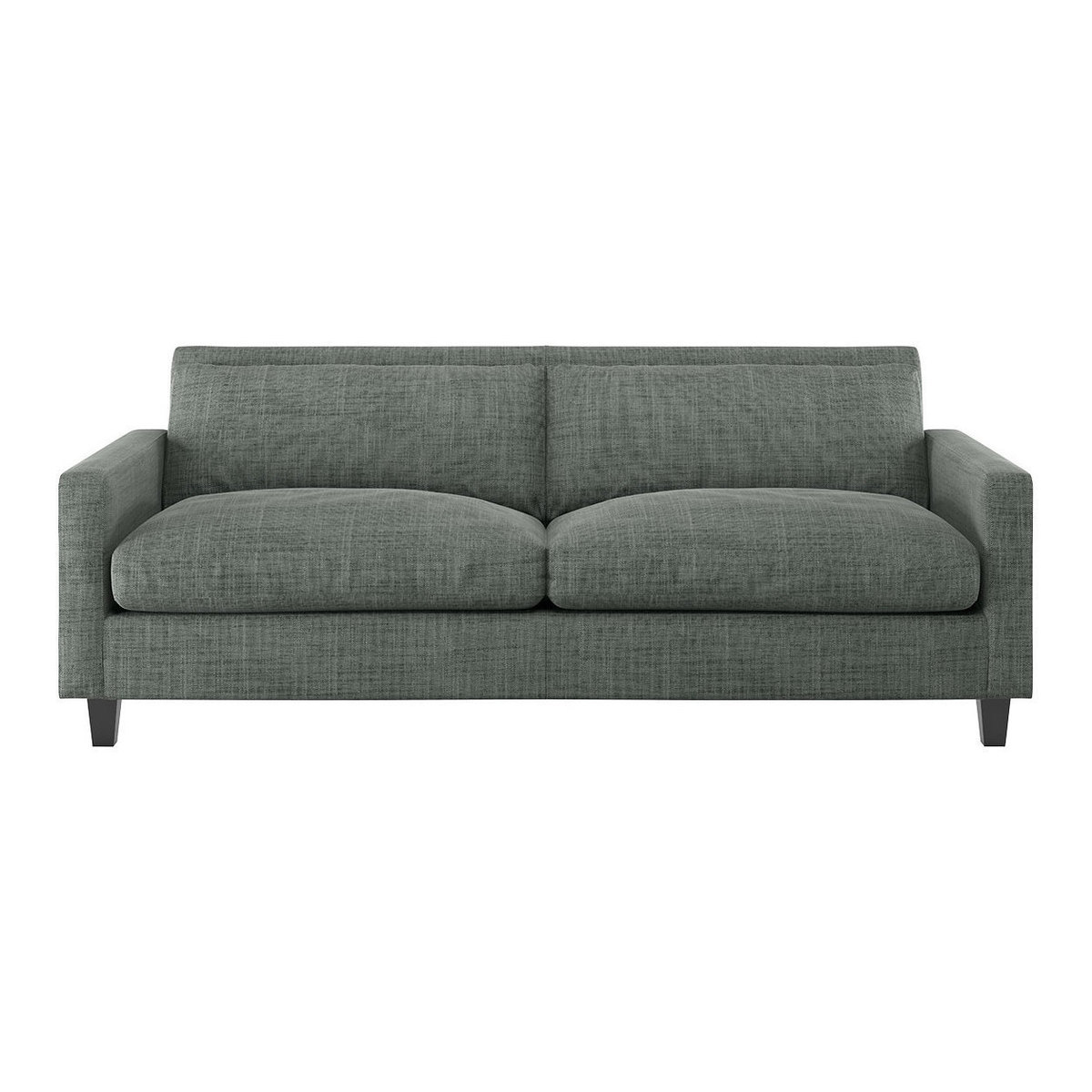 Chester Grey Itatlian Woven 3 Seater Sofa, Grey – image 1