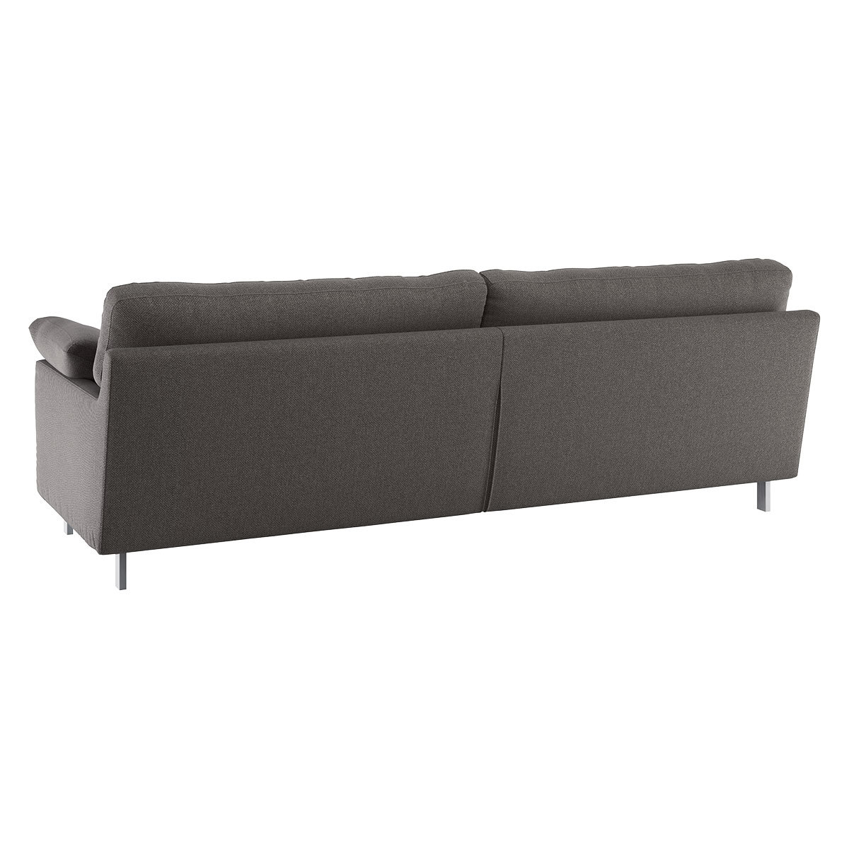 Cuscino Charcoal Grey Herringbone Wool Mix 3 Seater Sofa, Charcoal – image 5